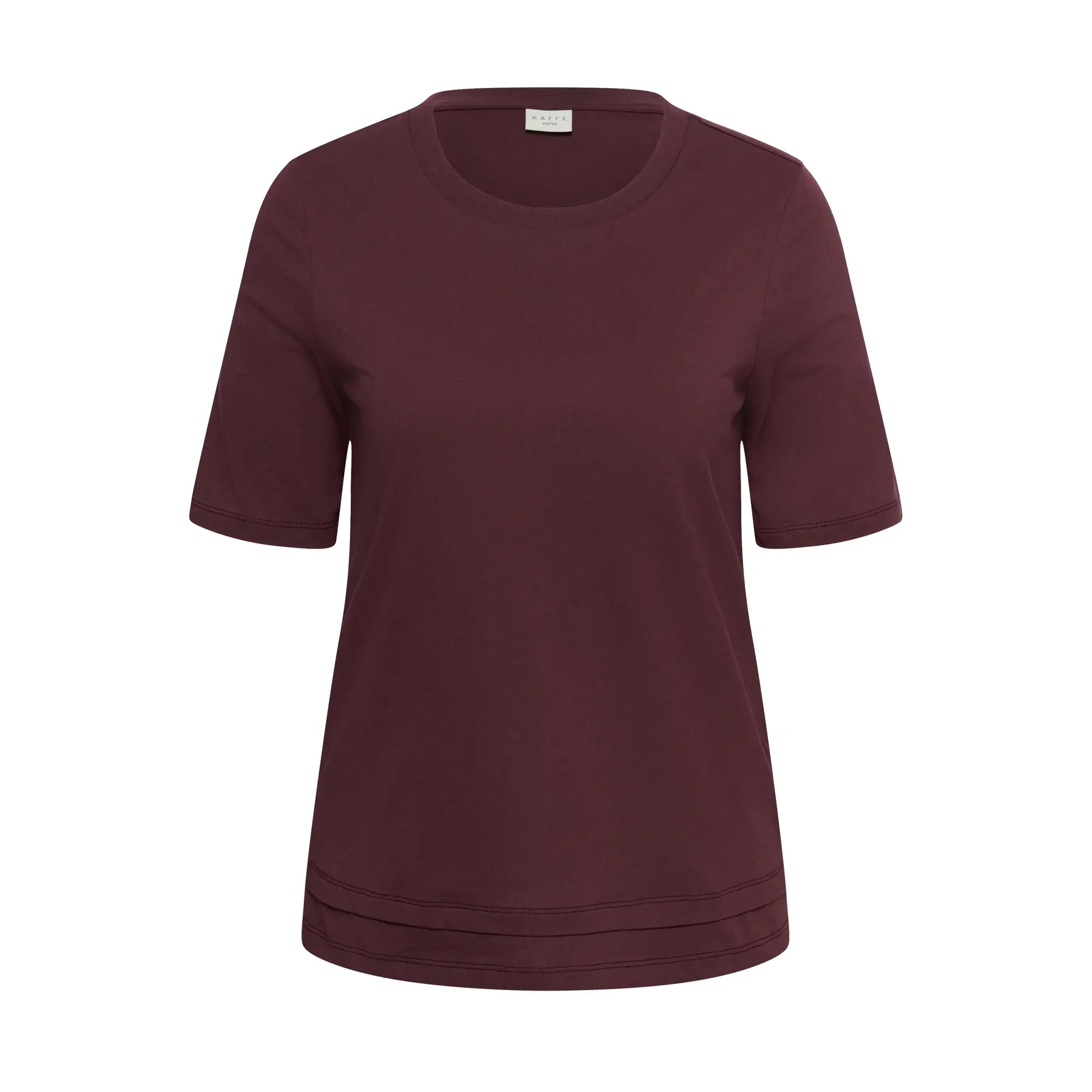 Damen T-Shirt KAFFE Curve Kcamber