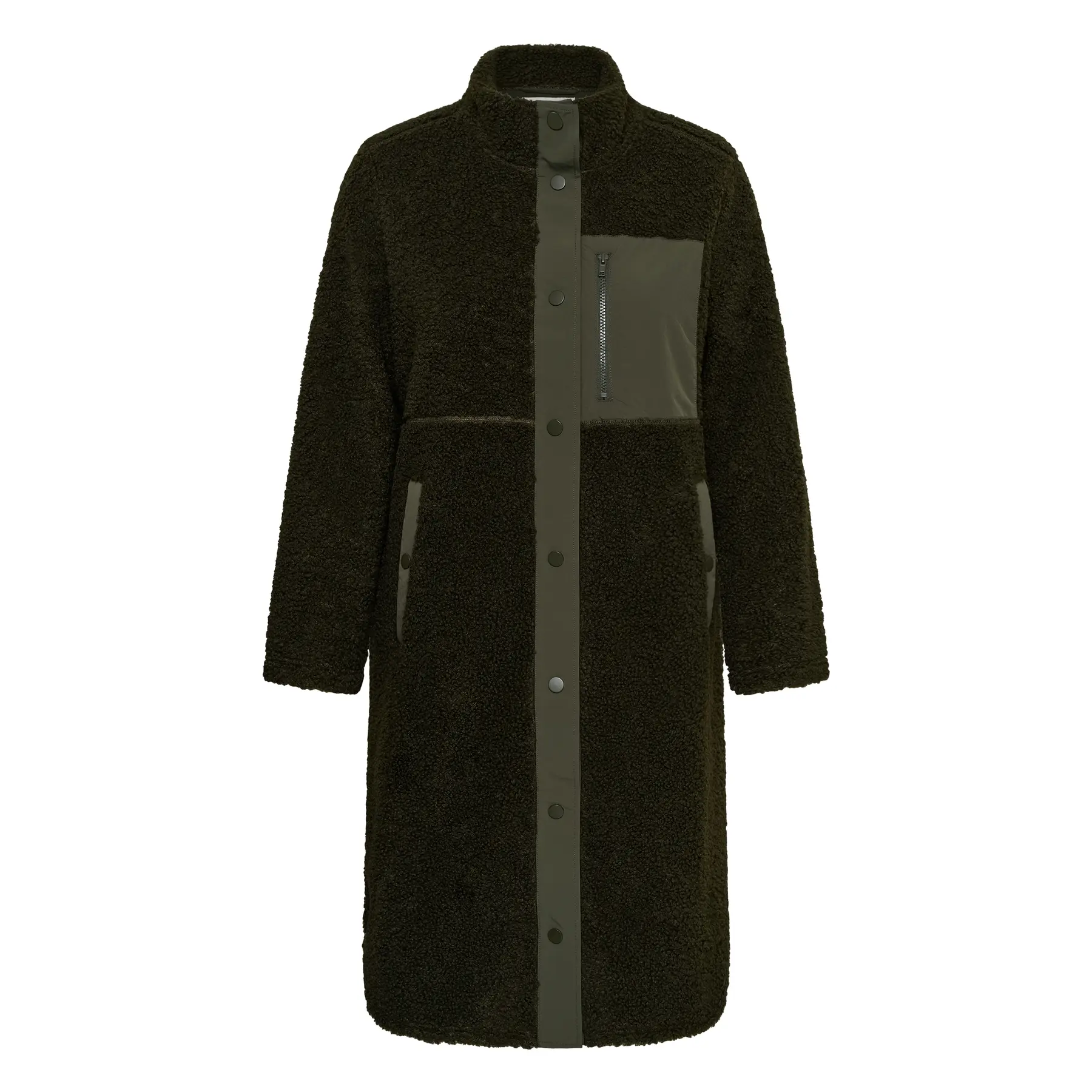 Damenmantel KAFFE Curve Kcsally Teddy