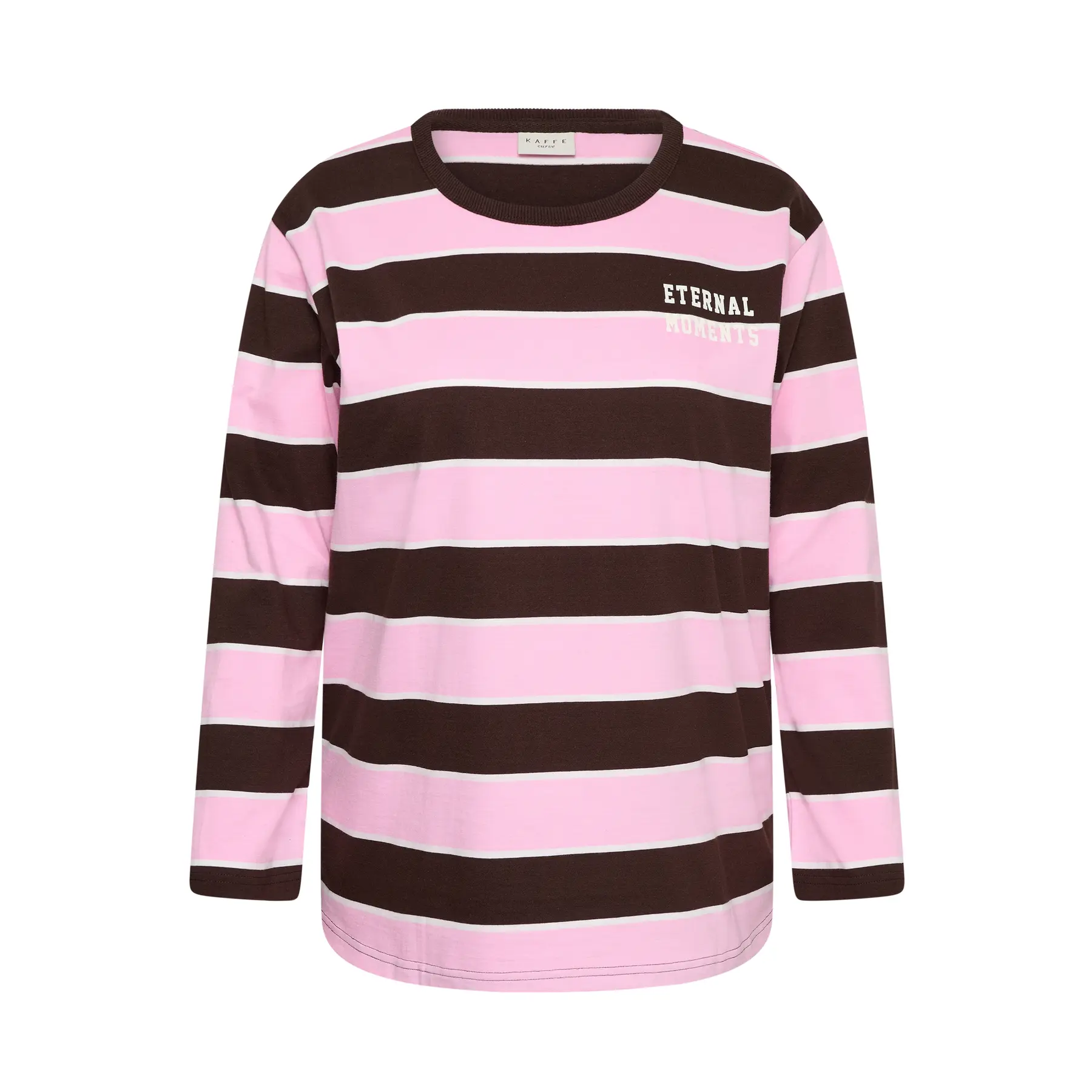 Maglietta a manica lunga da donna KAFFE Curve Kcfilona