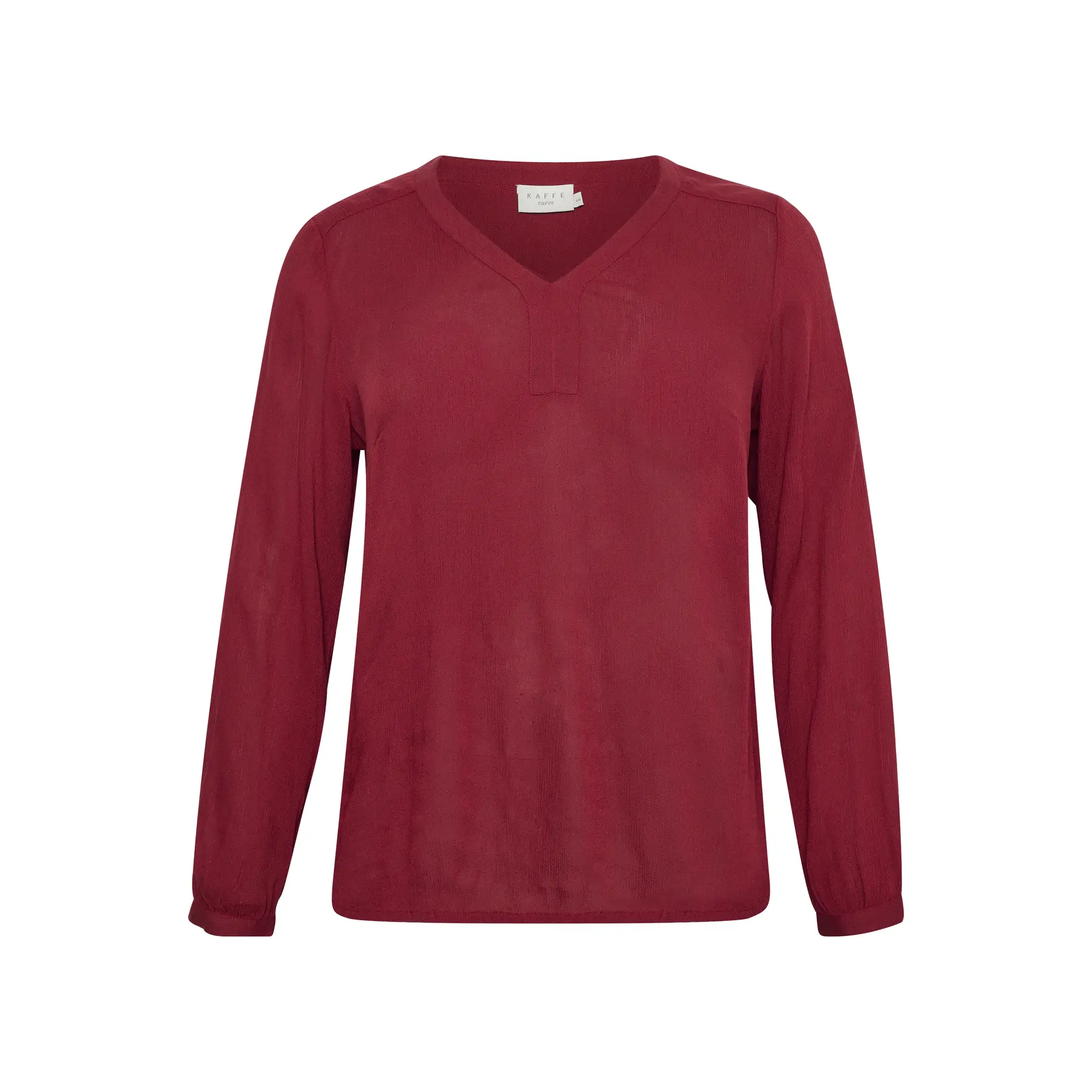 Langärmelige Bluse, Damen KAFFE Curve Ami