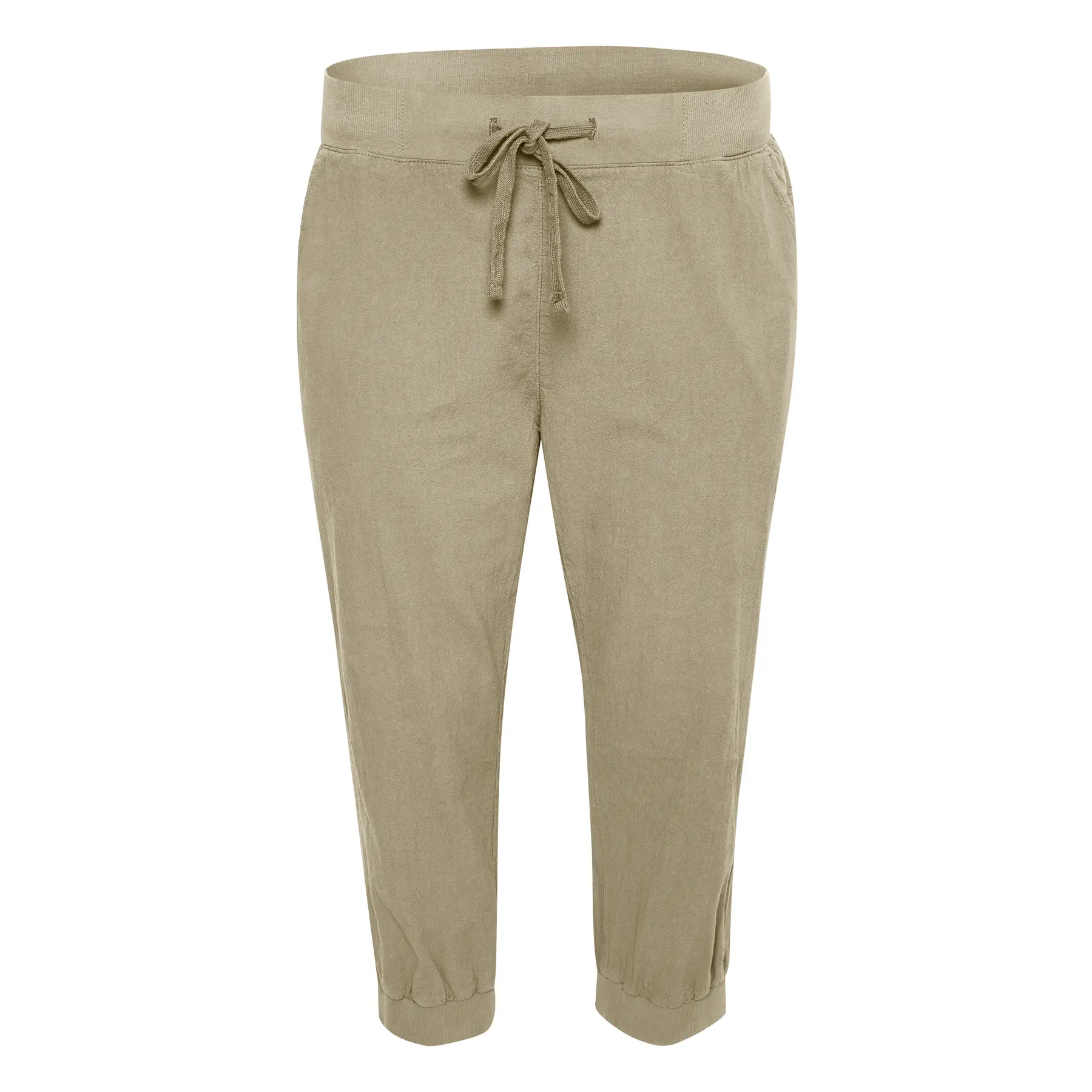 Pantaloni femminili a mezza lunghezza KAFFE Curve Nana
