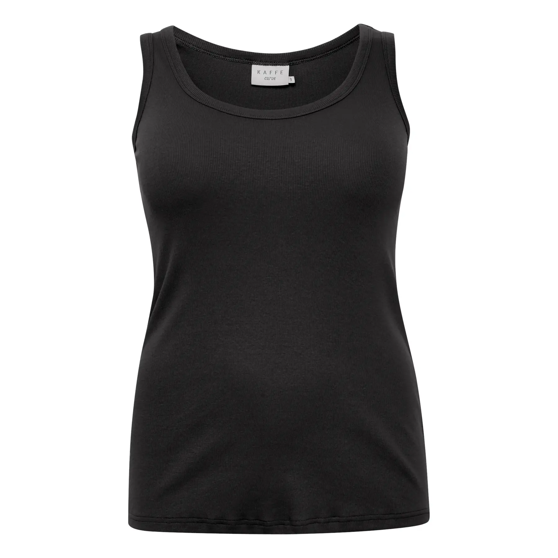 Kaffe Curve Women's Black Tank Top Carina