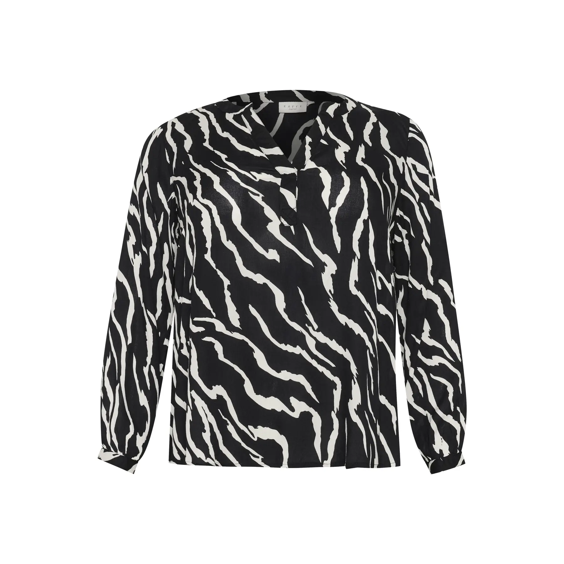 Camicetta donna a maniche lunghe KAFFE Curve Mirta Tilly