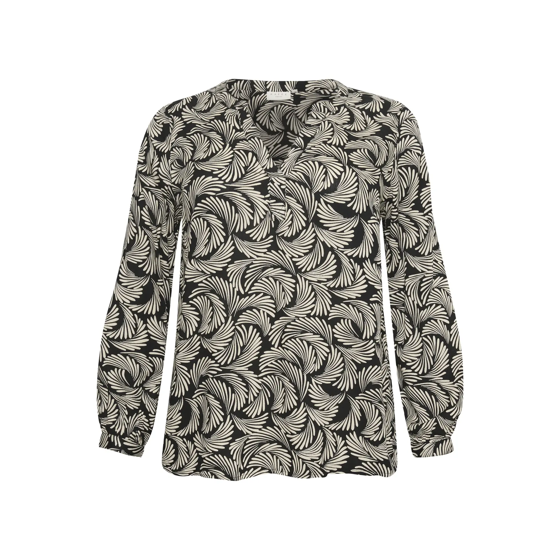 Camicetta donna a maniche lunghe KAFFE Curve Mirta Tilly