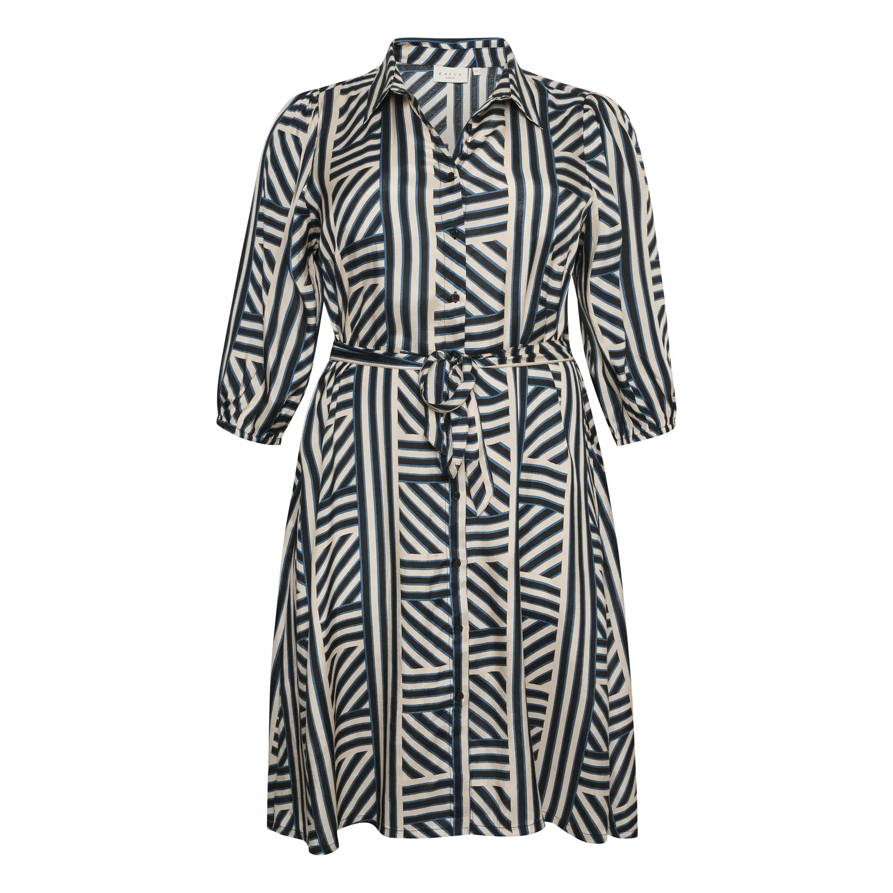 Bedrucktes Kleid, Damen KAFFE Curve Fia Shantoon