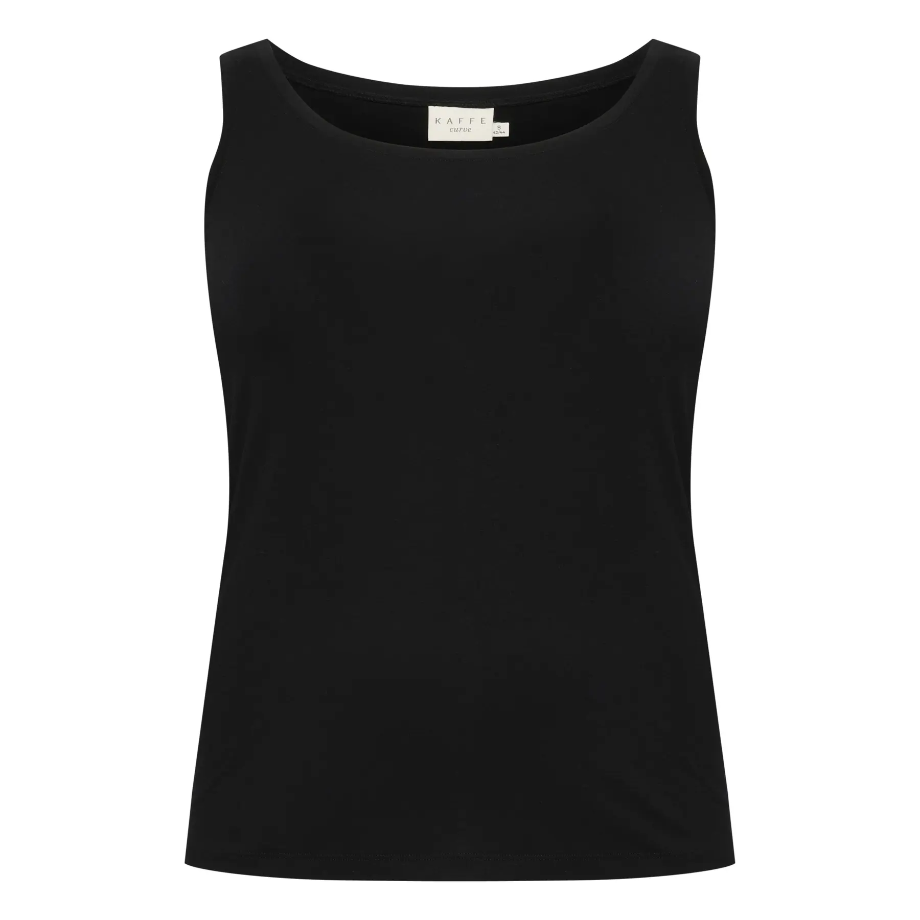 Kaffe Curve Women's Black Tank Top Jena