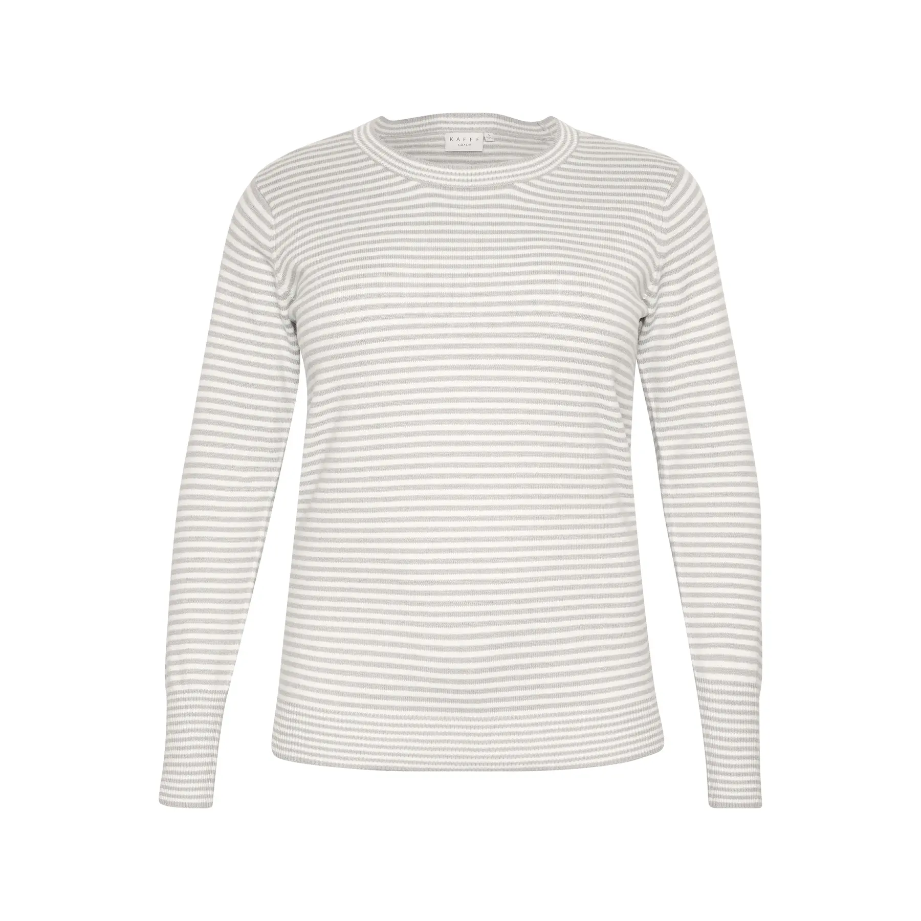 Kaffe Curve White Woman Sweater Nalia