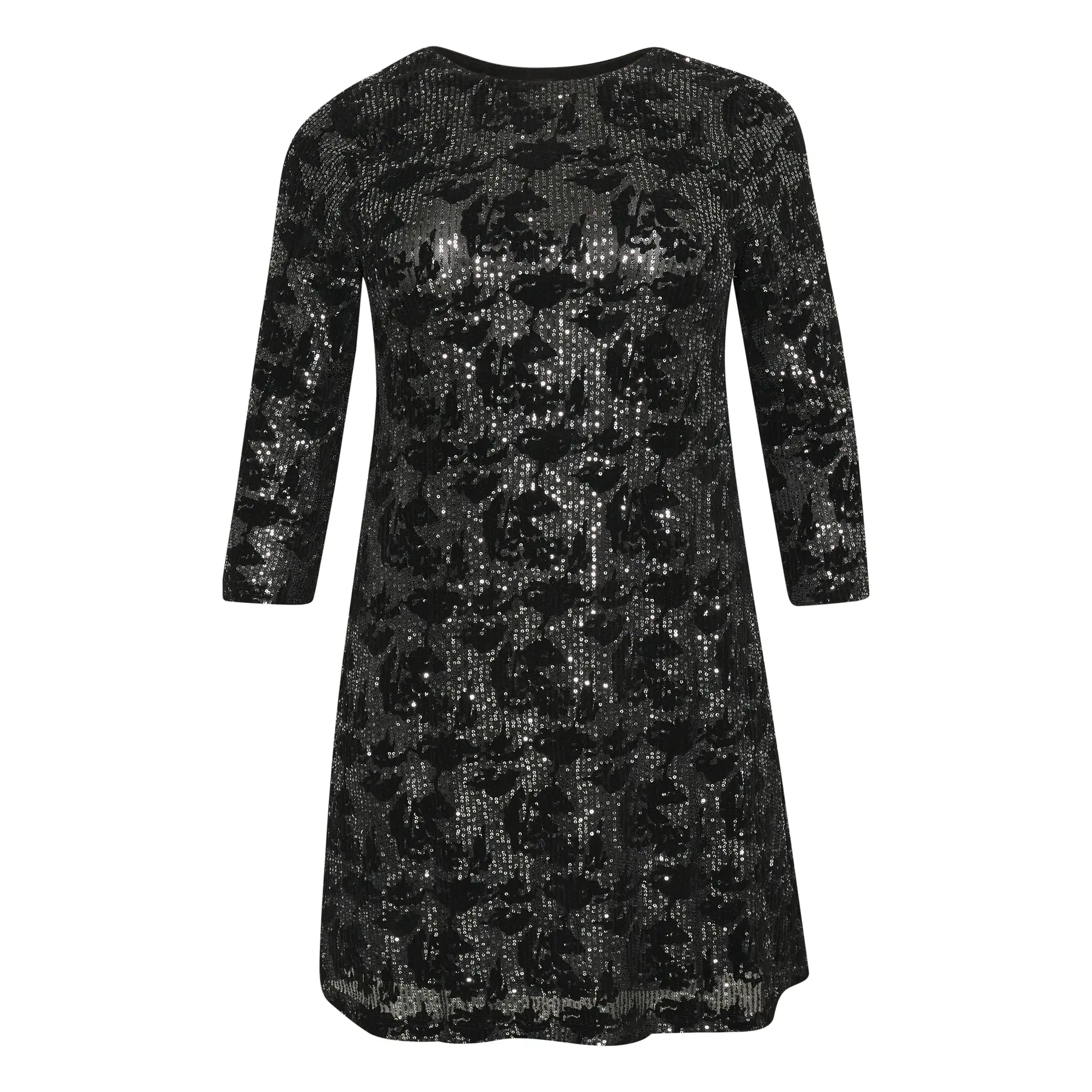 Glitzerkleid Damen KAFFE Curve Brit