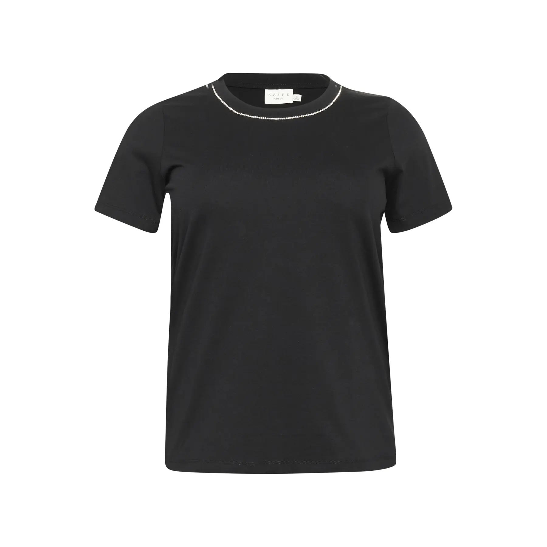 Kaffe Curve Women's Black T-Shirt Viana
