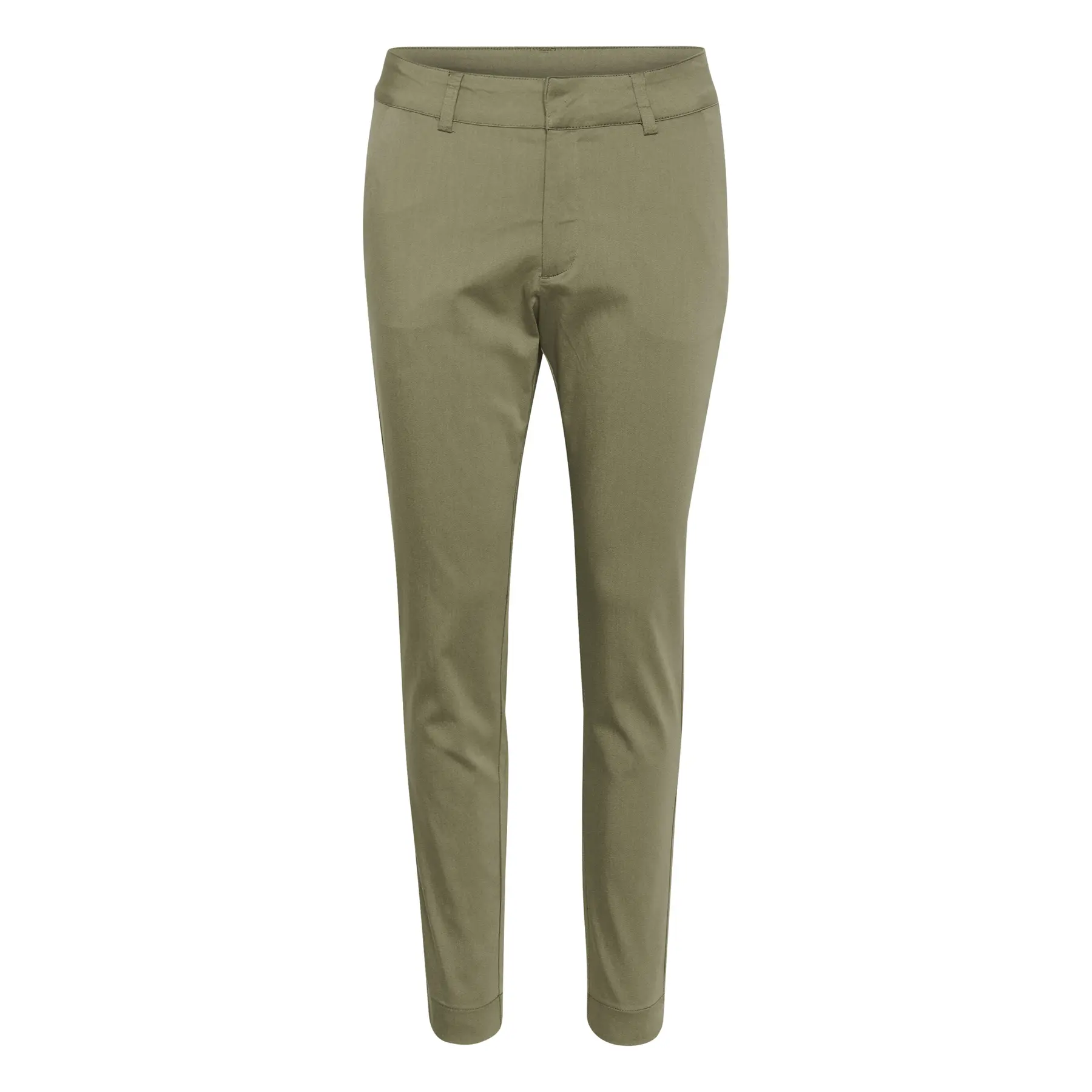 Kaffe Women's Green Chino Trousers Lea