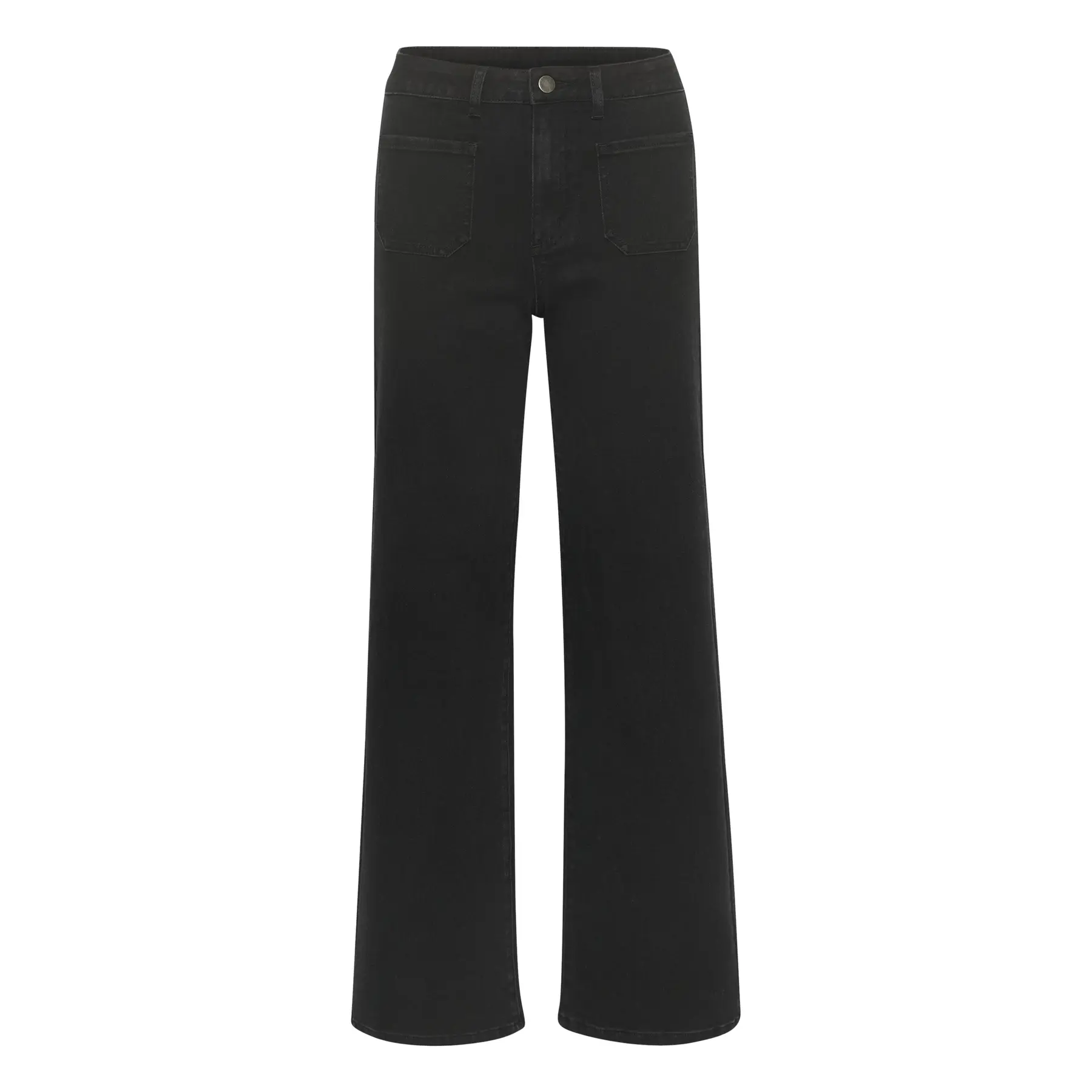 Jeans donna a gamba larga KAFFE Karla HW