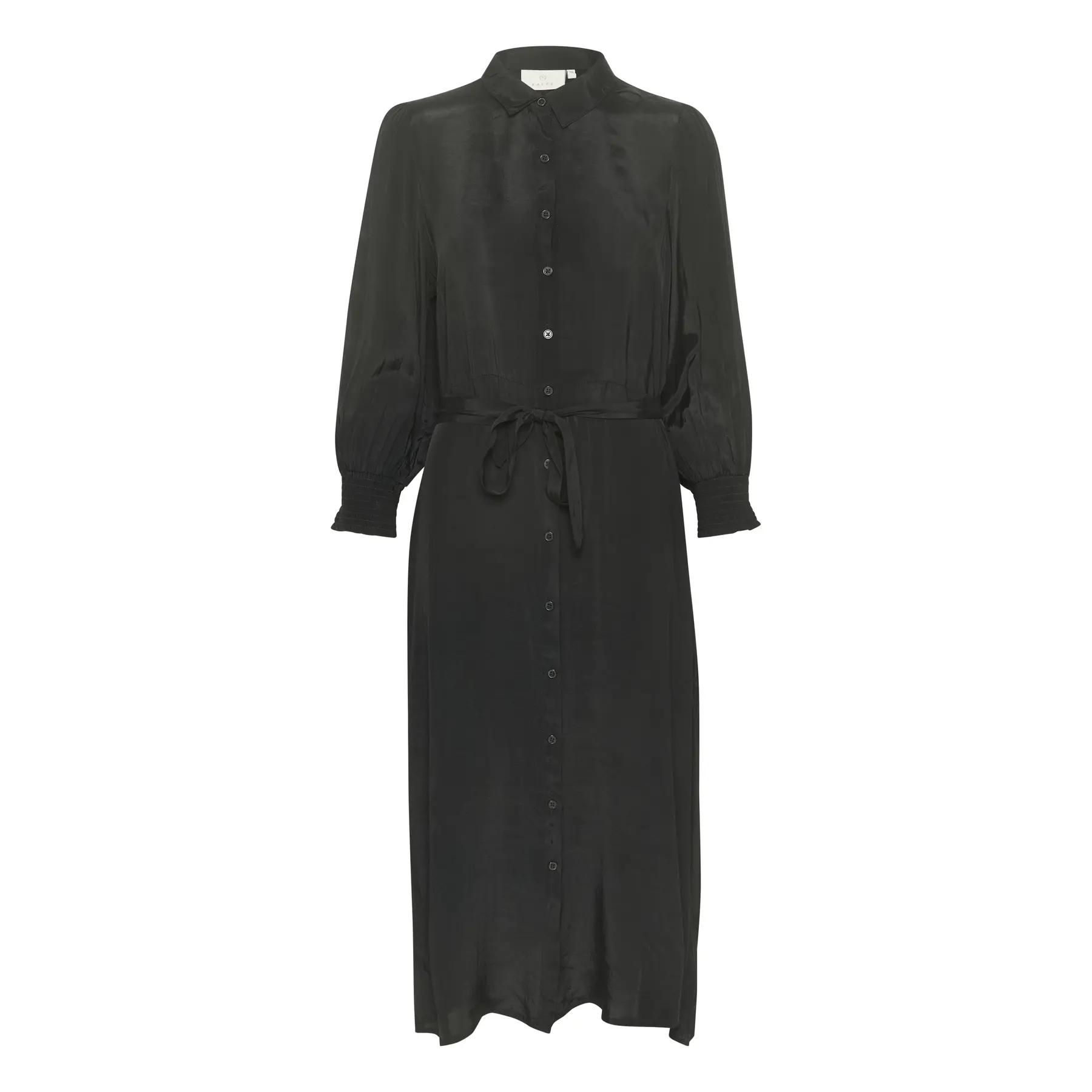 Kaffe Women's Black Shirt Dress Emine Oline