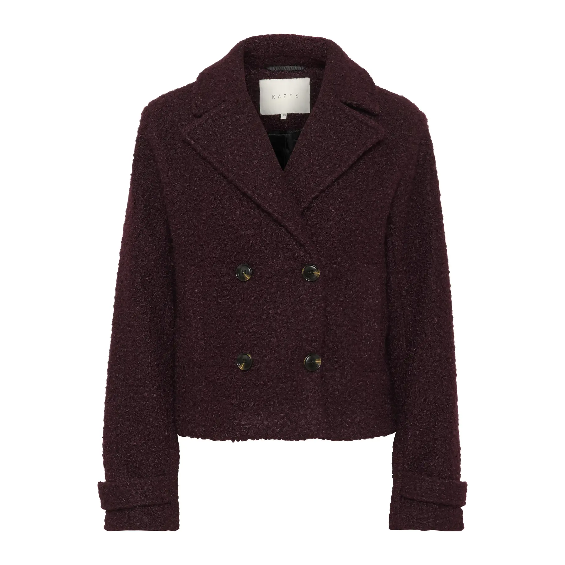 Kaffe Damen Braun Fleece Für Anne