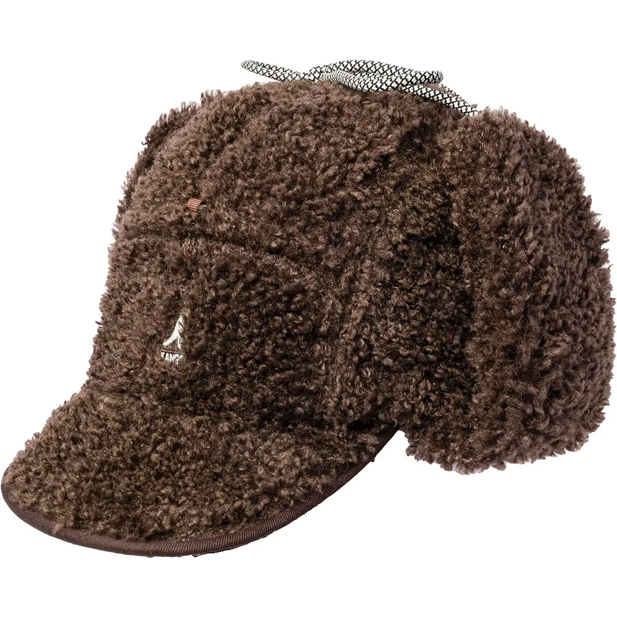 Chapka in finto shearling Kangol Utility Flap