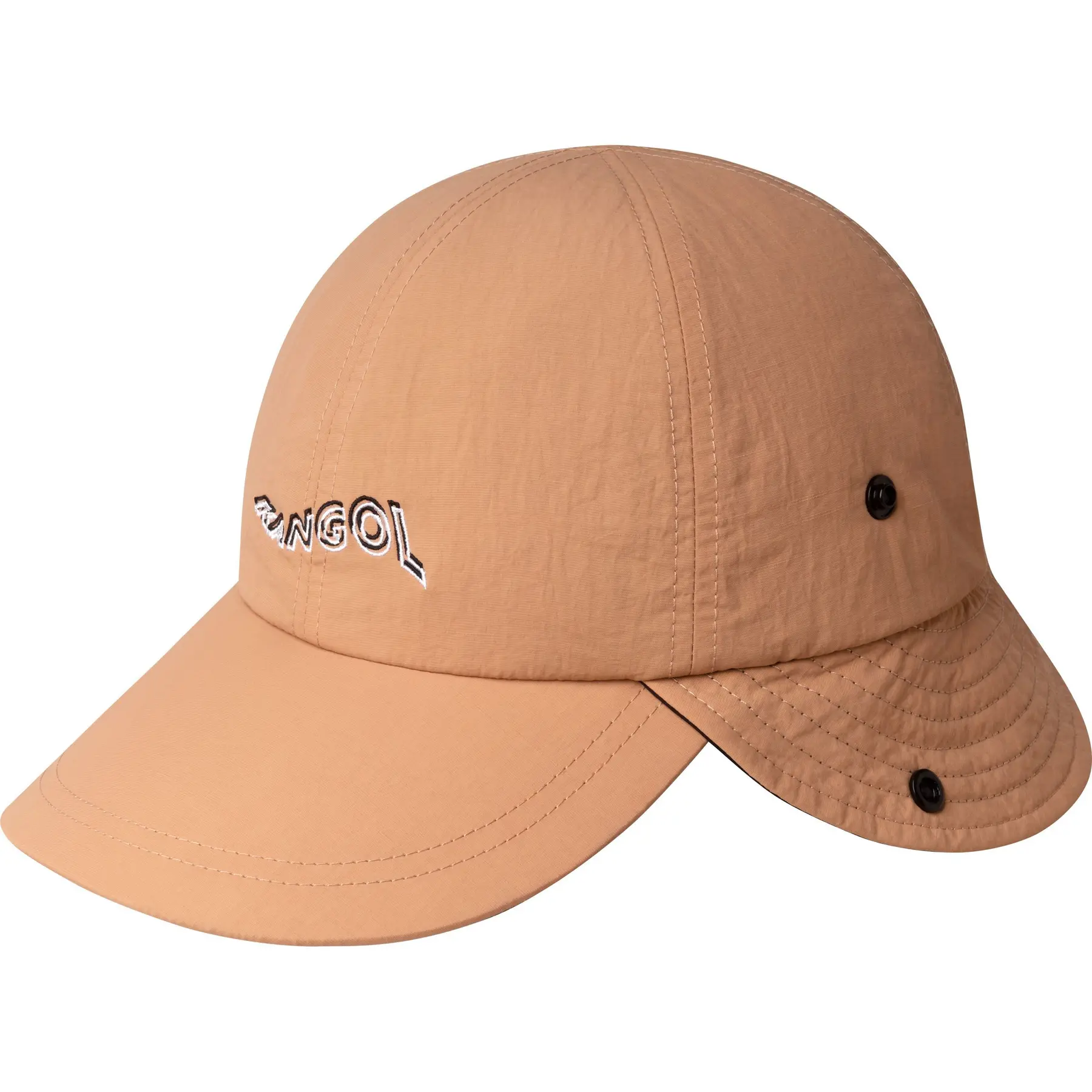 Konvertierbare Baseballkappe gewellt Kangol