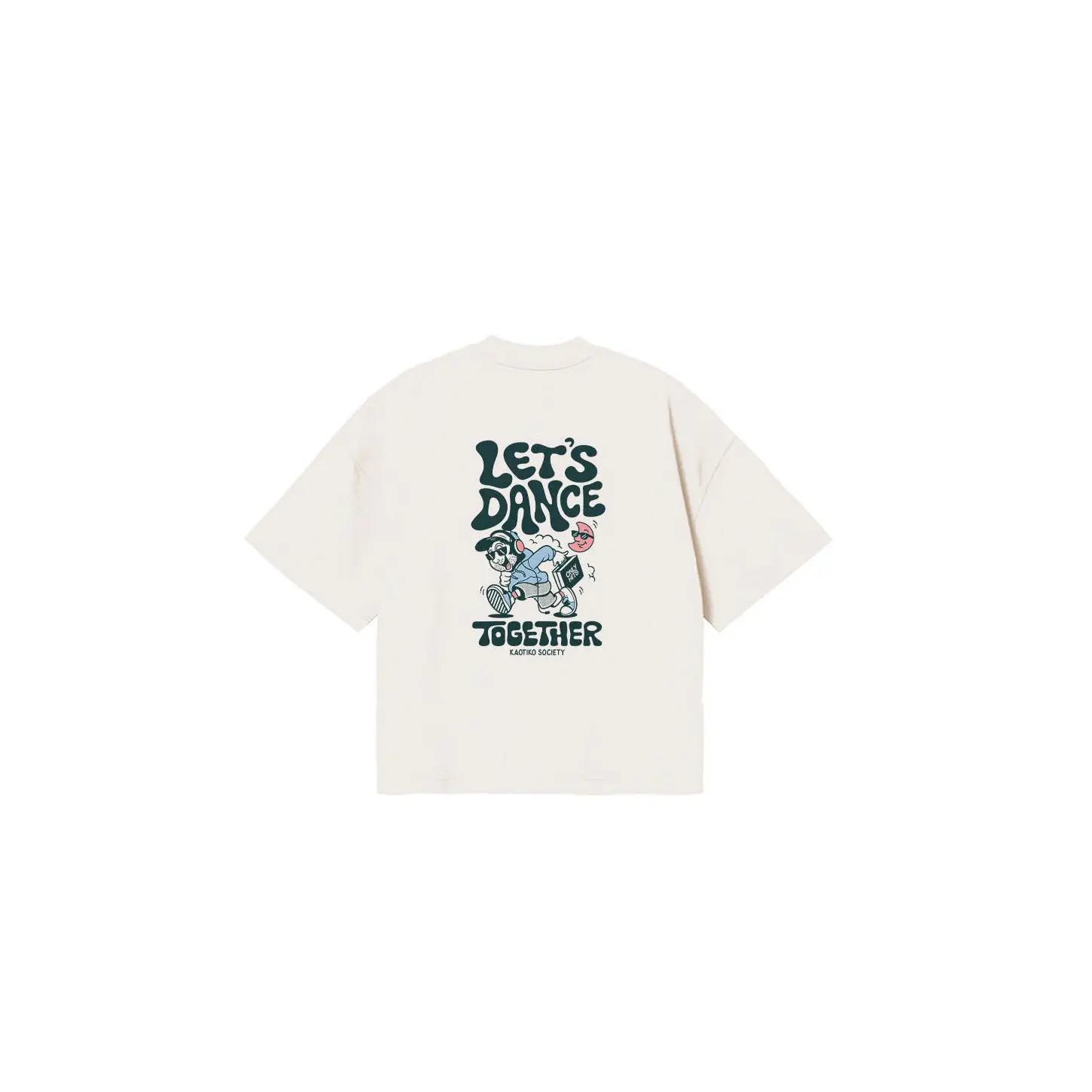 T-shirt in cotone bio Kaotiko Lest's Dance
