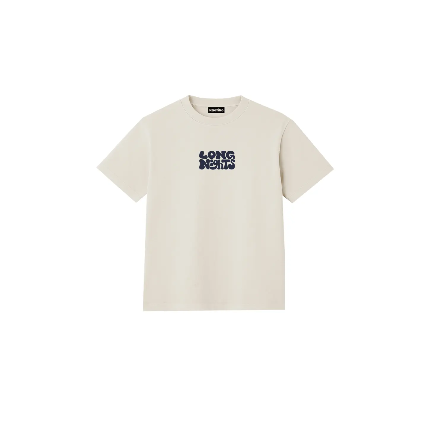T-shirt in cotone bio Kaotiko Long Nights