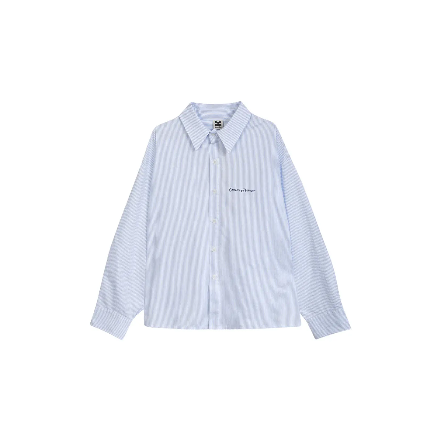 Camicia Kaotiko Darling blue Stripes Cheers