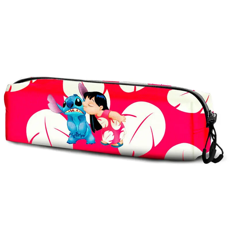 Lilo and Stitch Kiss-Fan Square Pencil Case 2.2, Red, 22 x 9 cm - Image 2