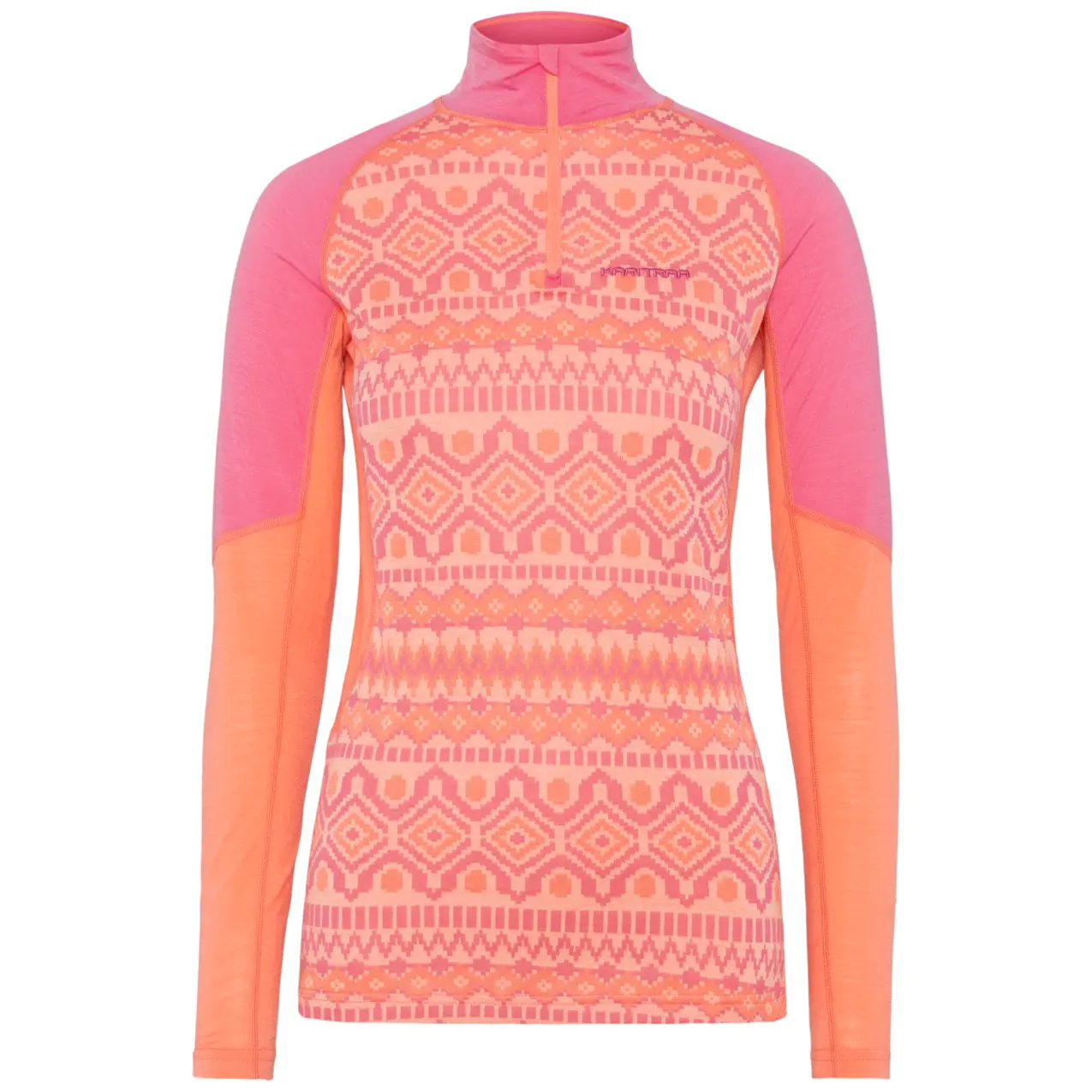 Demi-zip Lange Mouwen Dames Shirt Kari Traa Malia