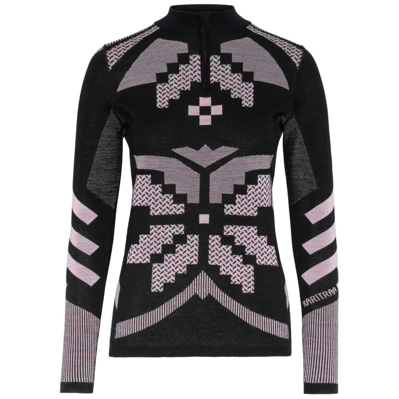 Half-zip long sleeve base layer for women Kari Traa Faith