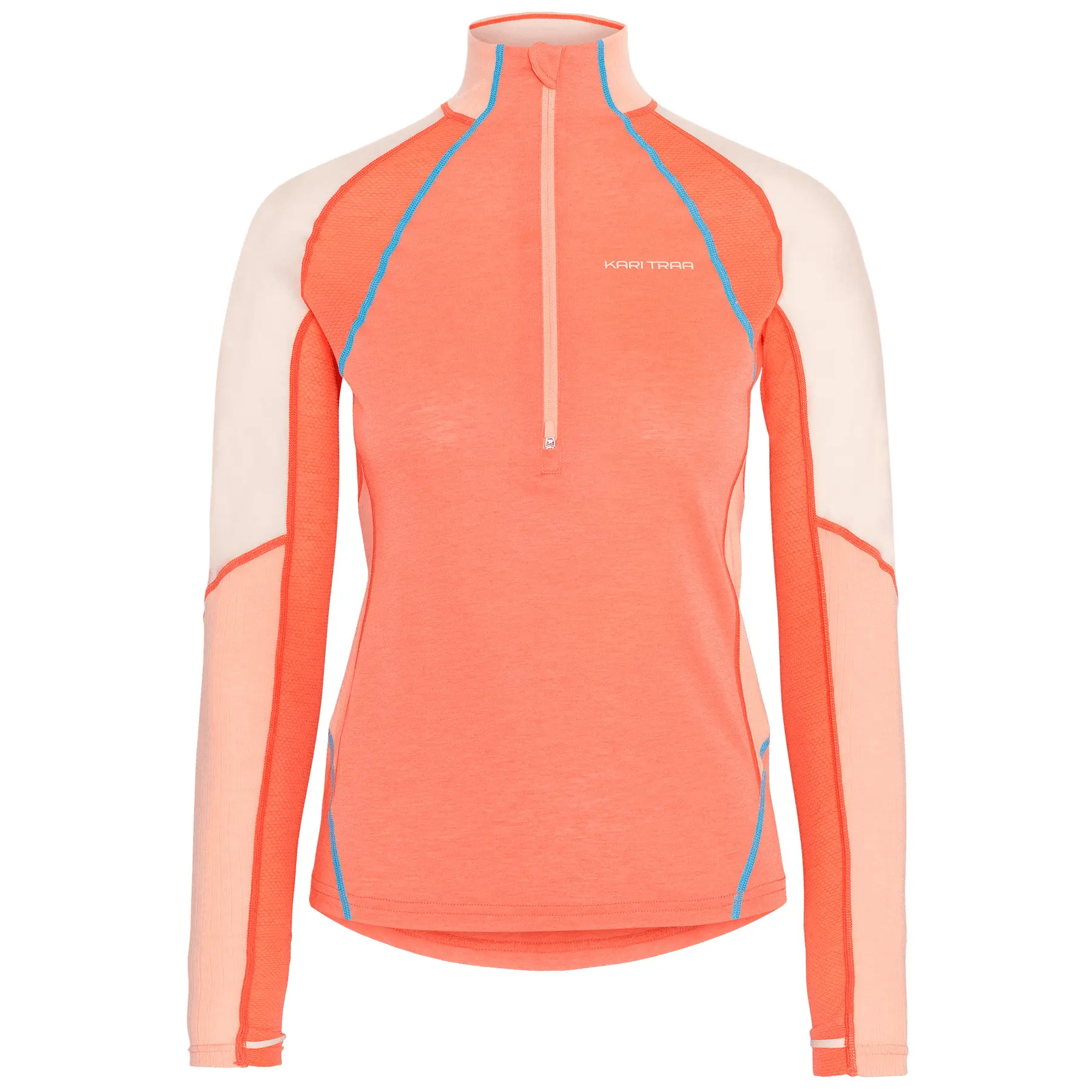 Damen Zip-T-Shirt Kari Traa Alma