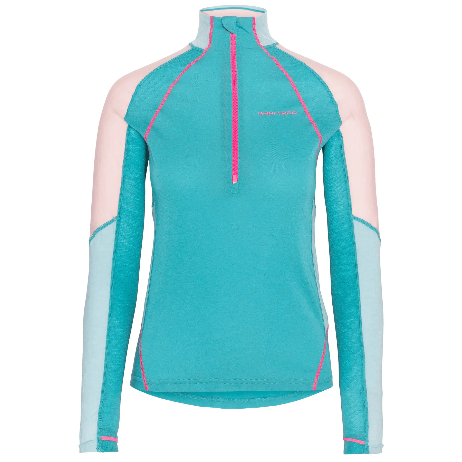 Damen Zip-T-Shirt Kari Traa Alma