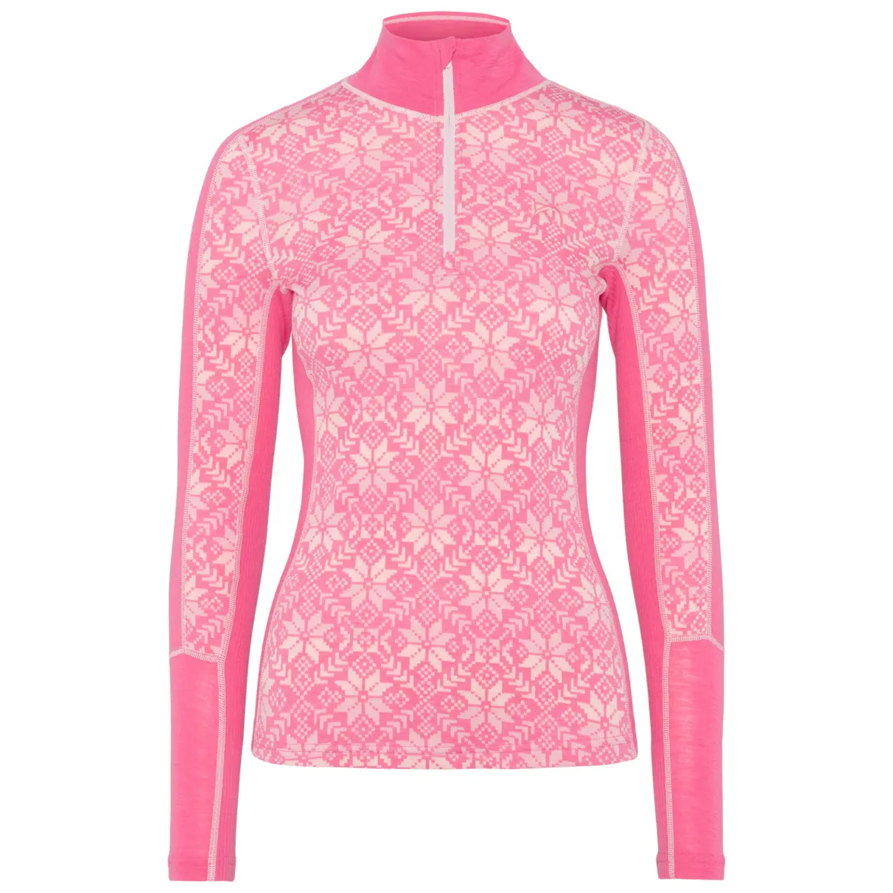Dames ondershirt 1/2 rits lange mouwen Kari Traa Anna