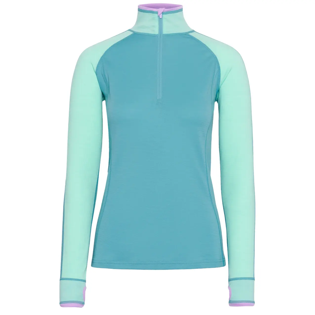 Dames ondershirt 1/2 rits lange mouwen Kari Traa Mila