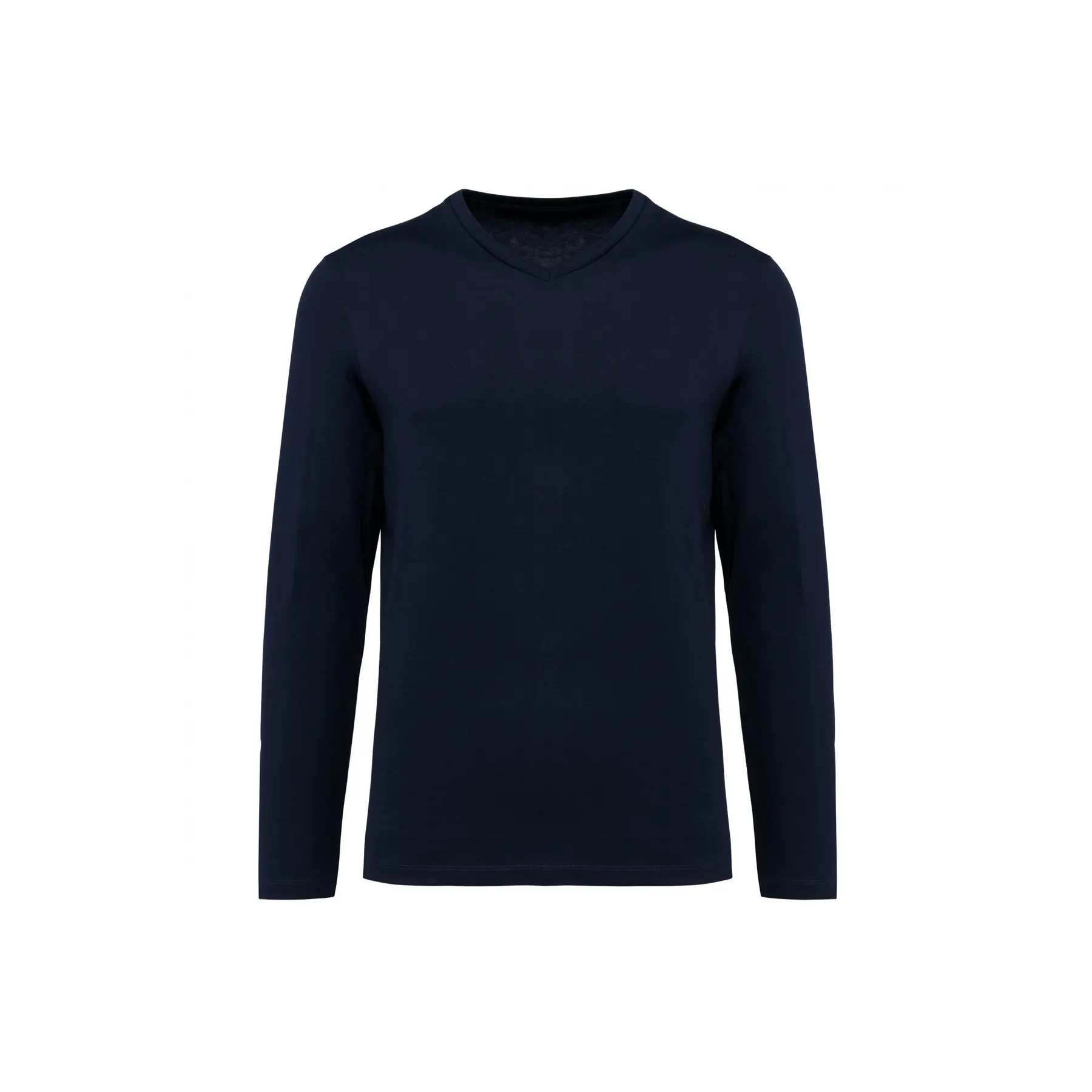 T-shirt maniche lunghe in Suprima con scollo a V Kariban Premium