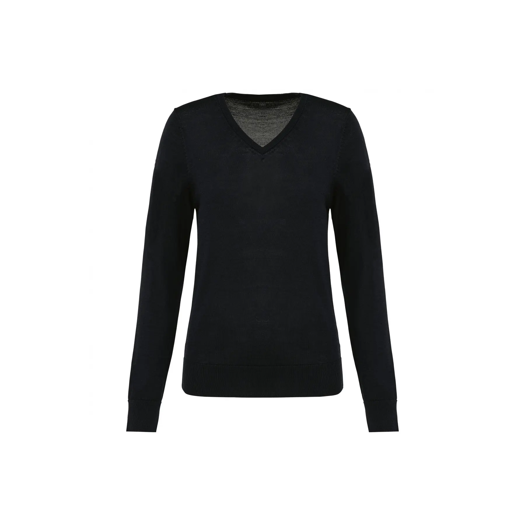 Maglione da donna in lana merino con scollo a V Kariban Premium