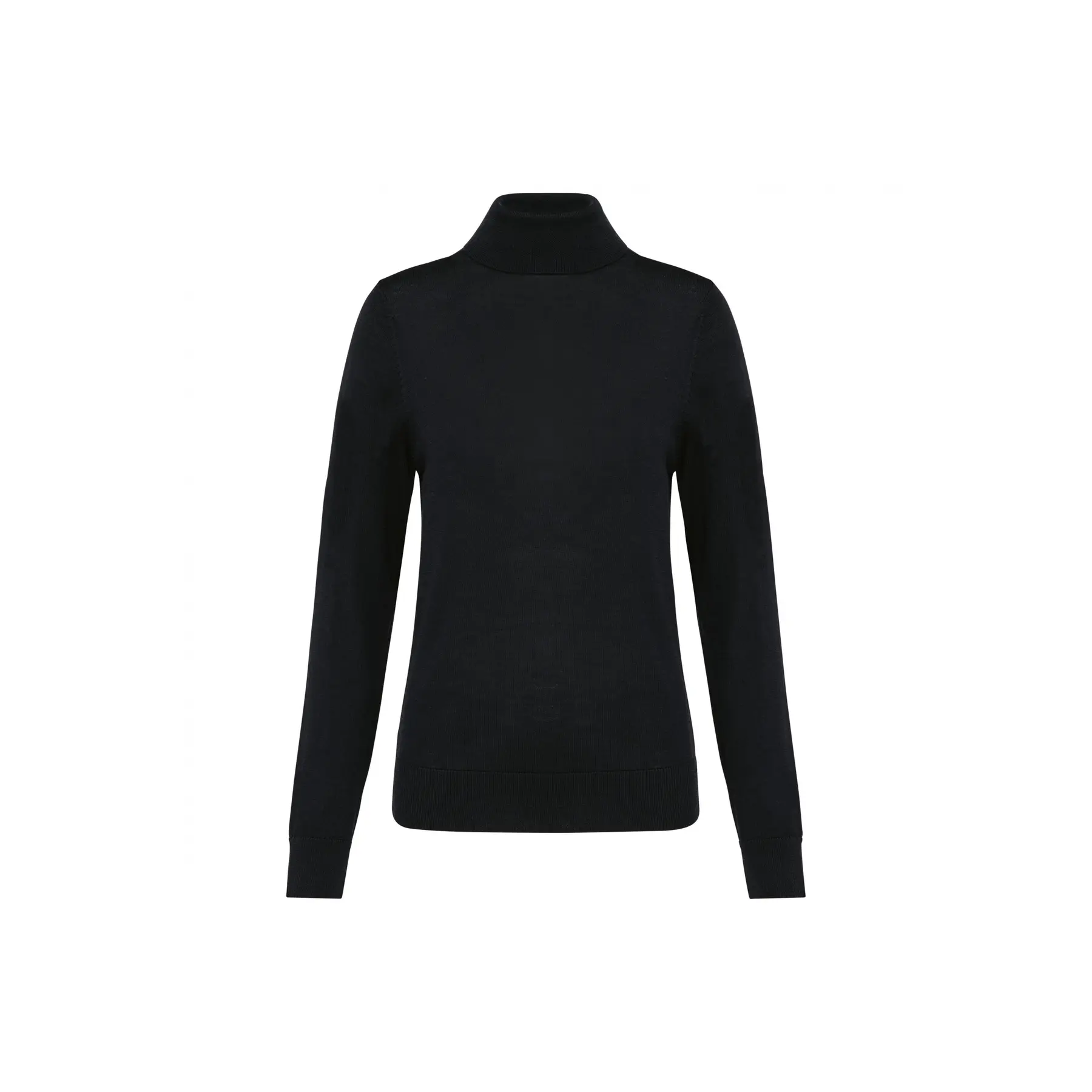Merino-Pullover mit Rollkragen, Damen Kariban Premium
