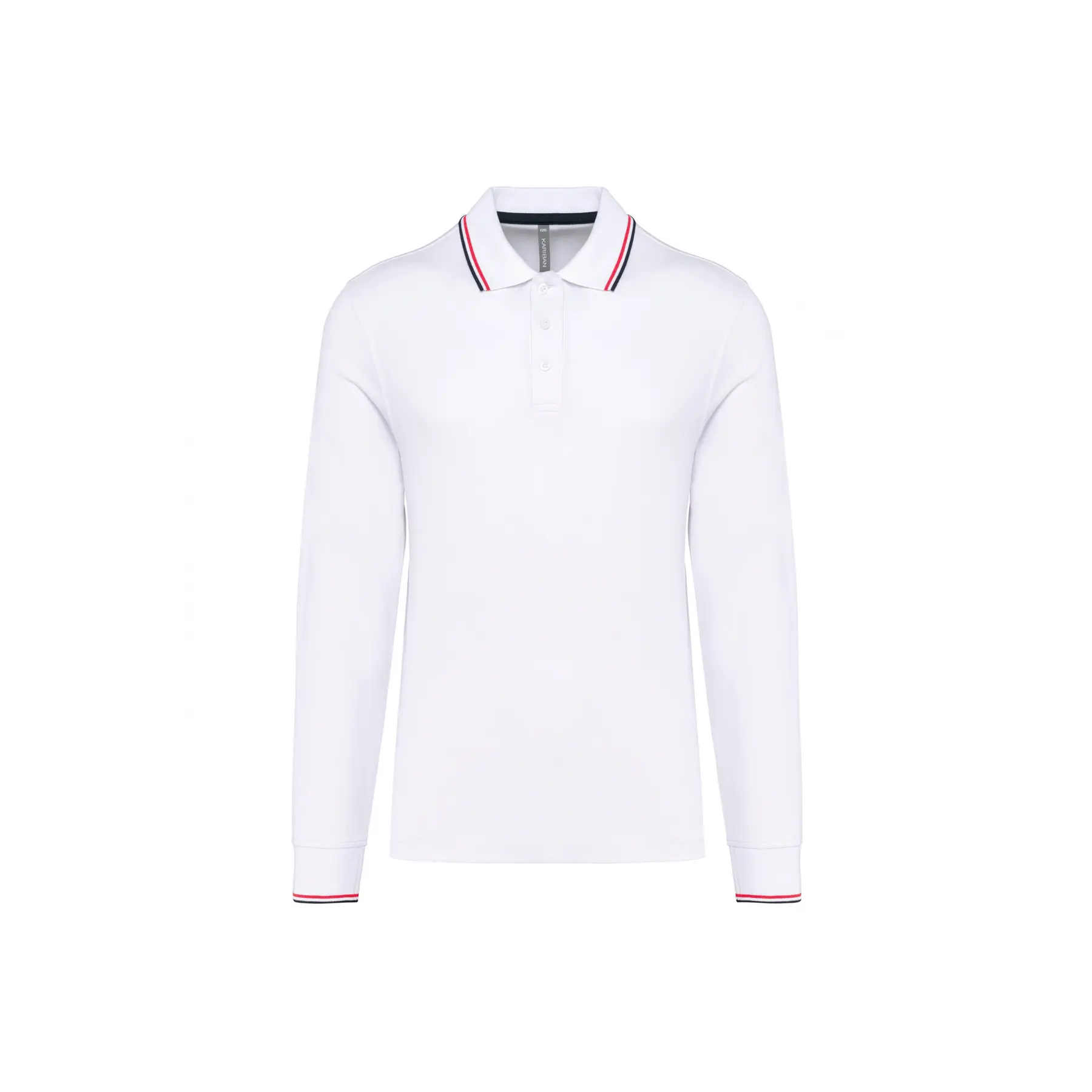 Polo in piqué a maniche lunghe Kariban