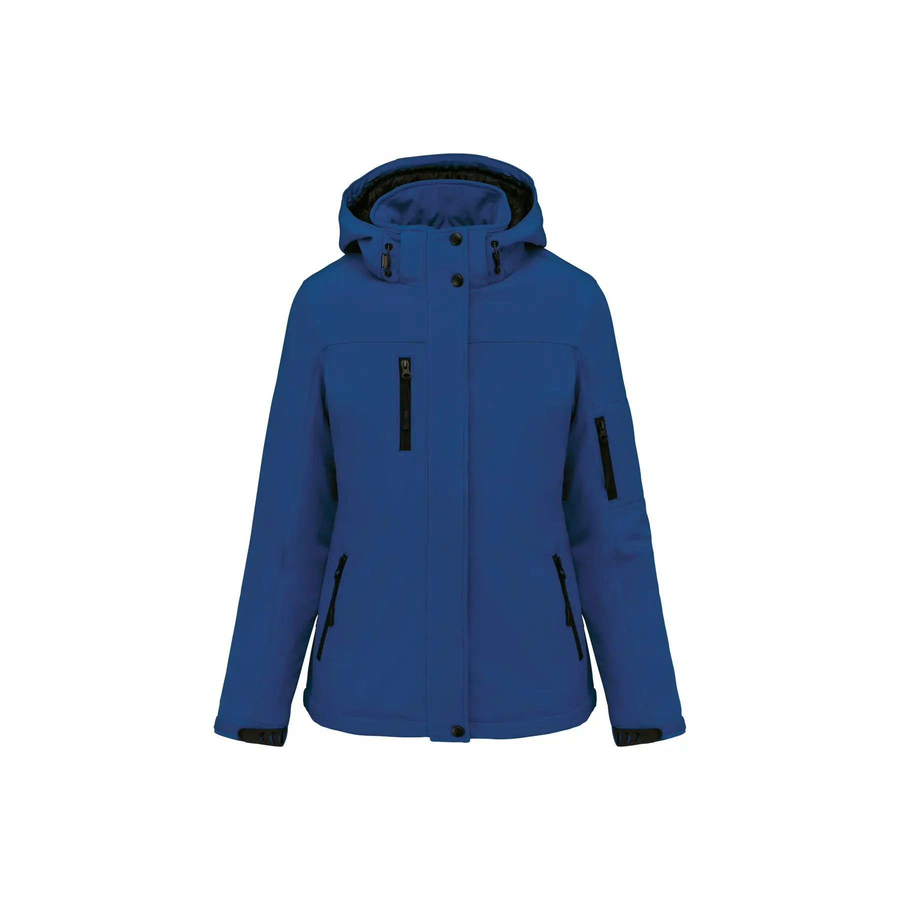 Giacca softshell con cappuccio donna foderata Kariban
