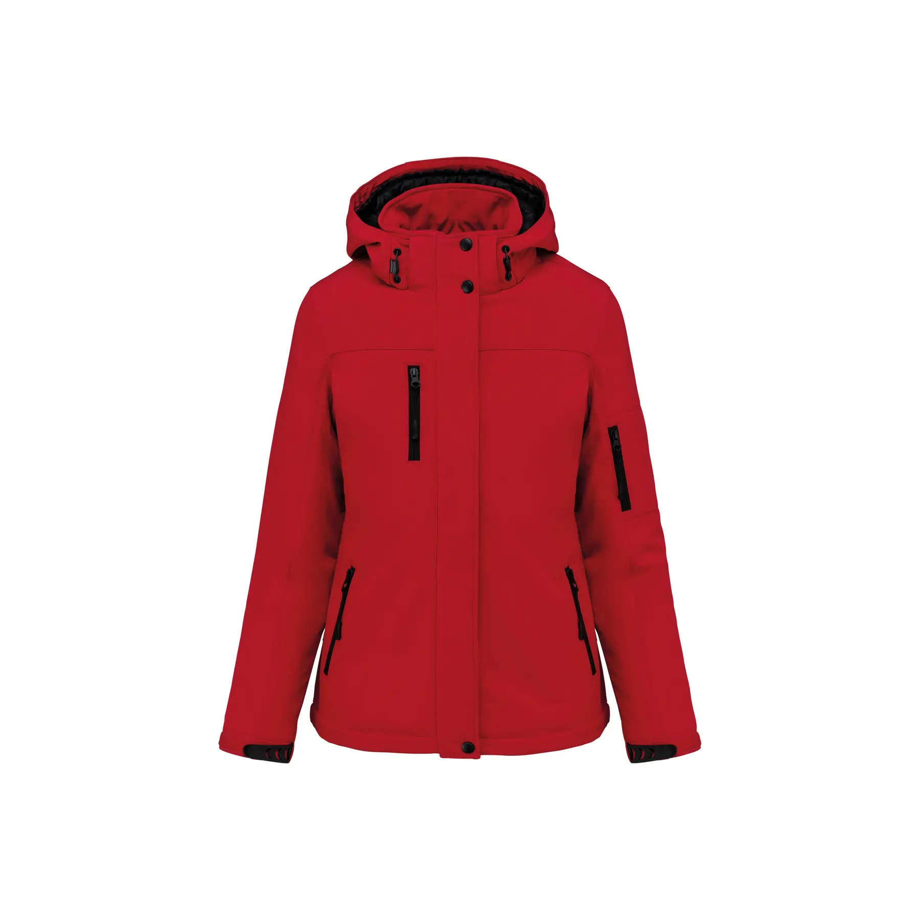 Damen Softshell-Hoodie-Jacke mit Futter Kariban