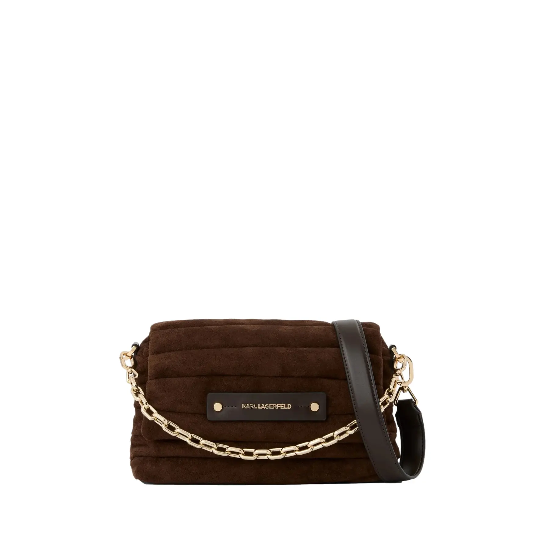 Damen Wildleder Umhängetasche Karl Lagerfeld K/Essential