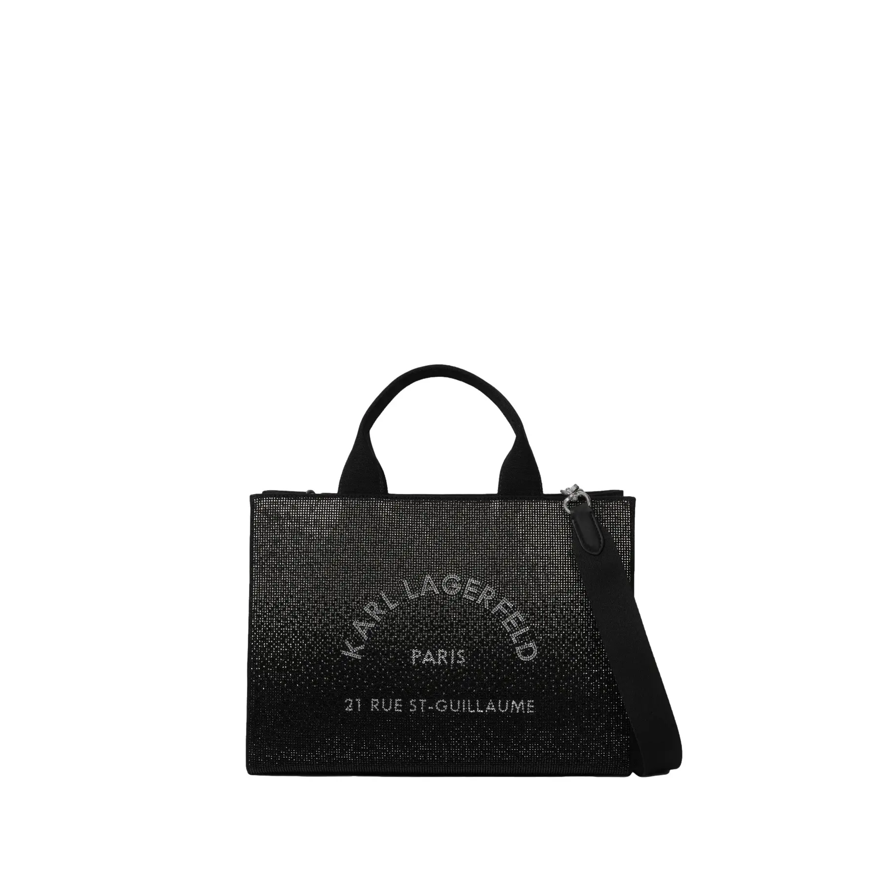 Umhängetasche mit Strass Damen Karl Lagerfeld Square Rue St-Guillaume
