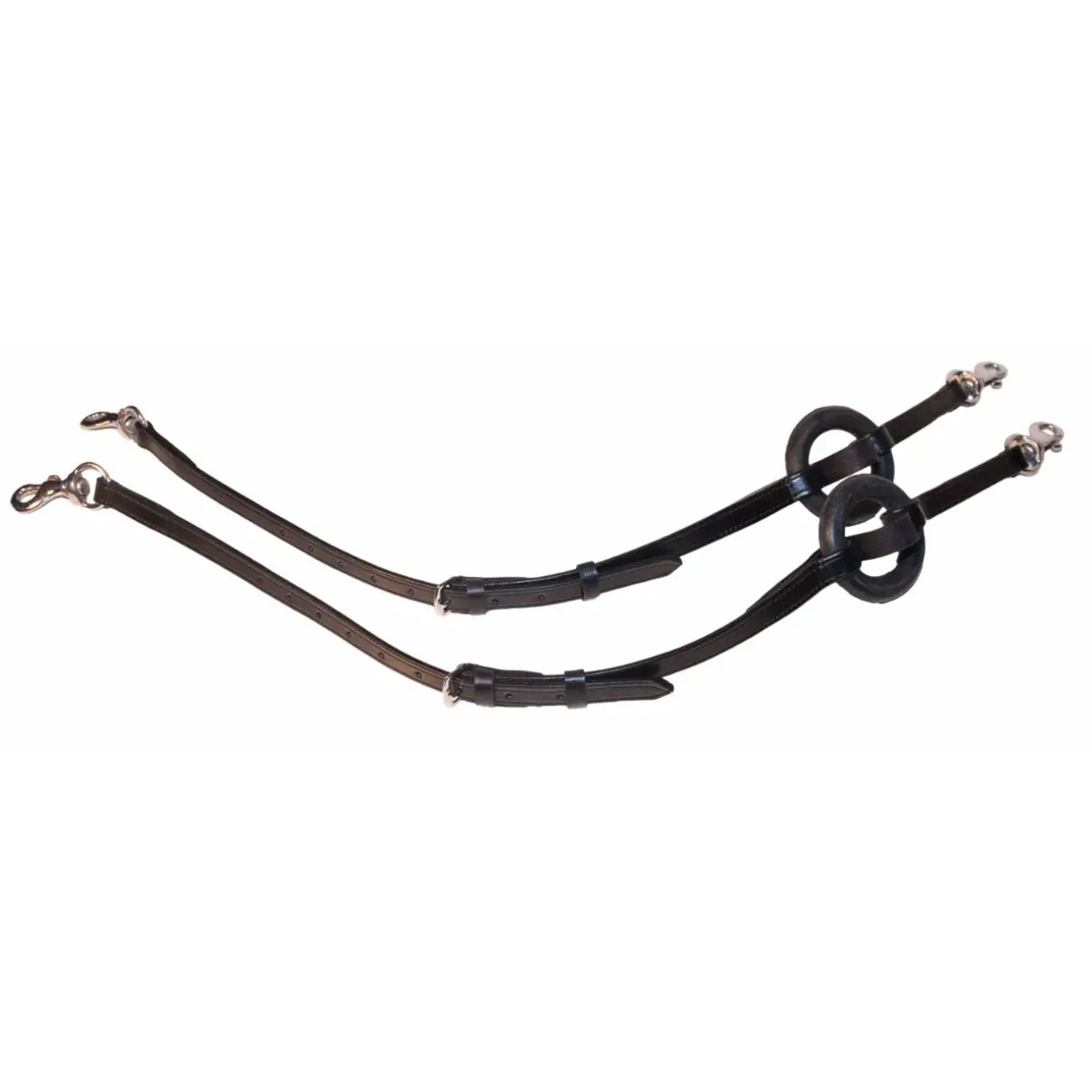 Side horse reins with rubber rings Karlslund