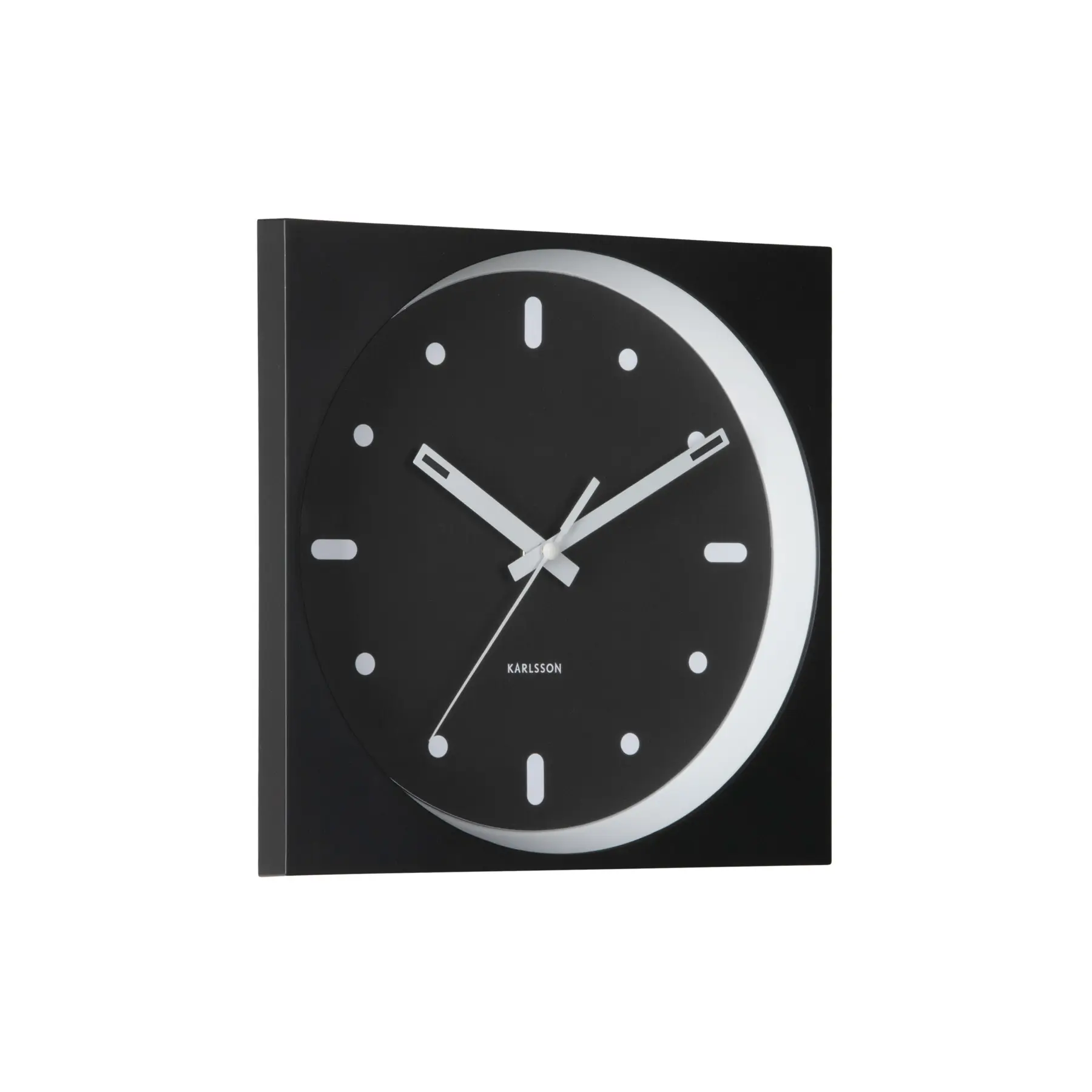Quadratische Analog-Uhr Karlsson Incesante