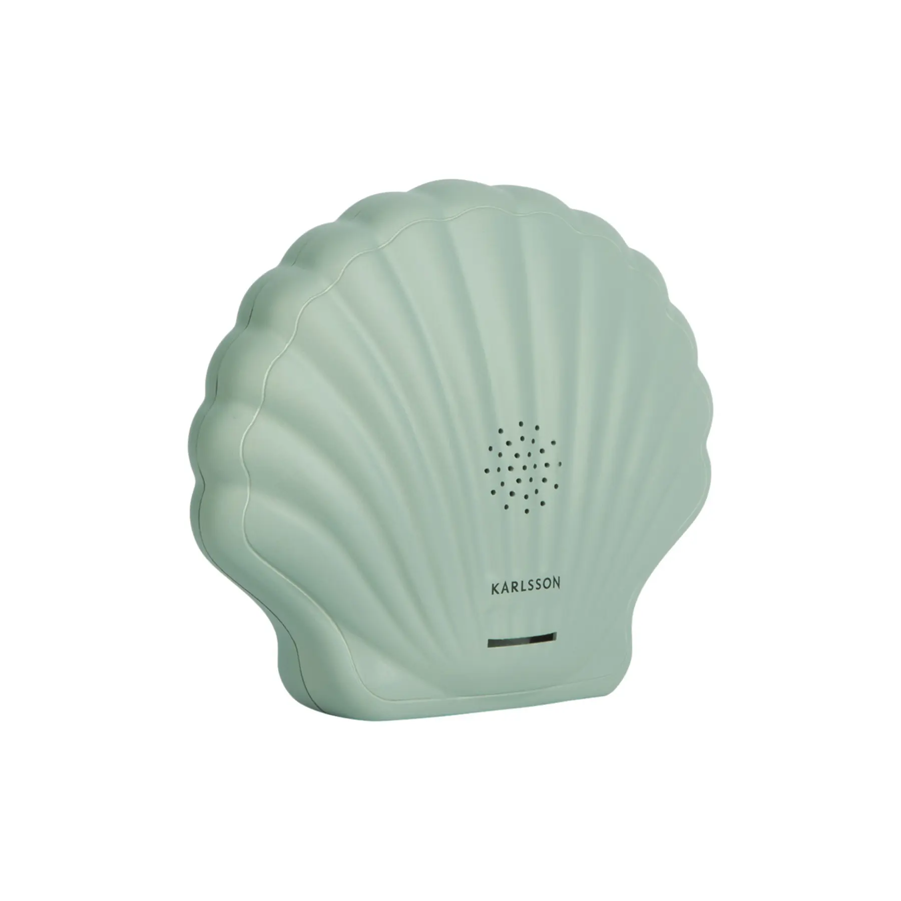 Karlsson Sound box Sea Shell - Jadegroen - 5.8x13.5x11.8cm - Scandinavisch - Polystyreen