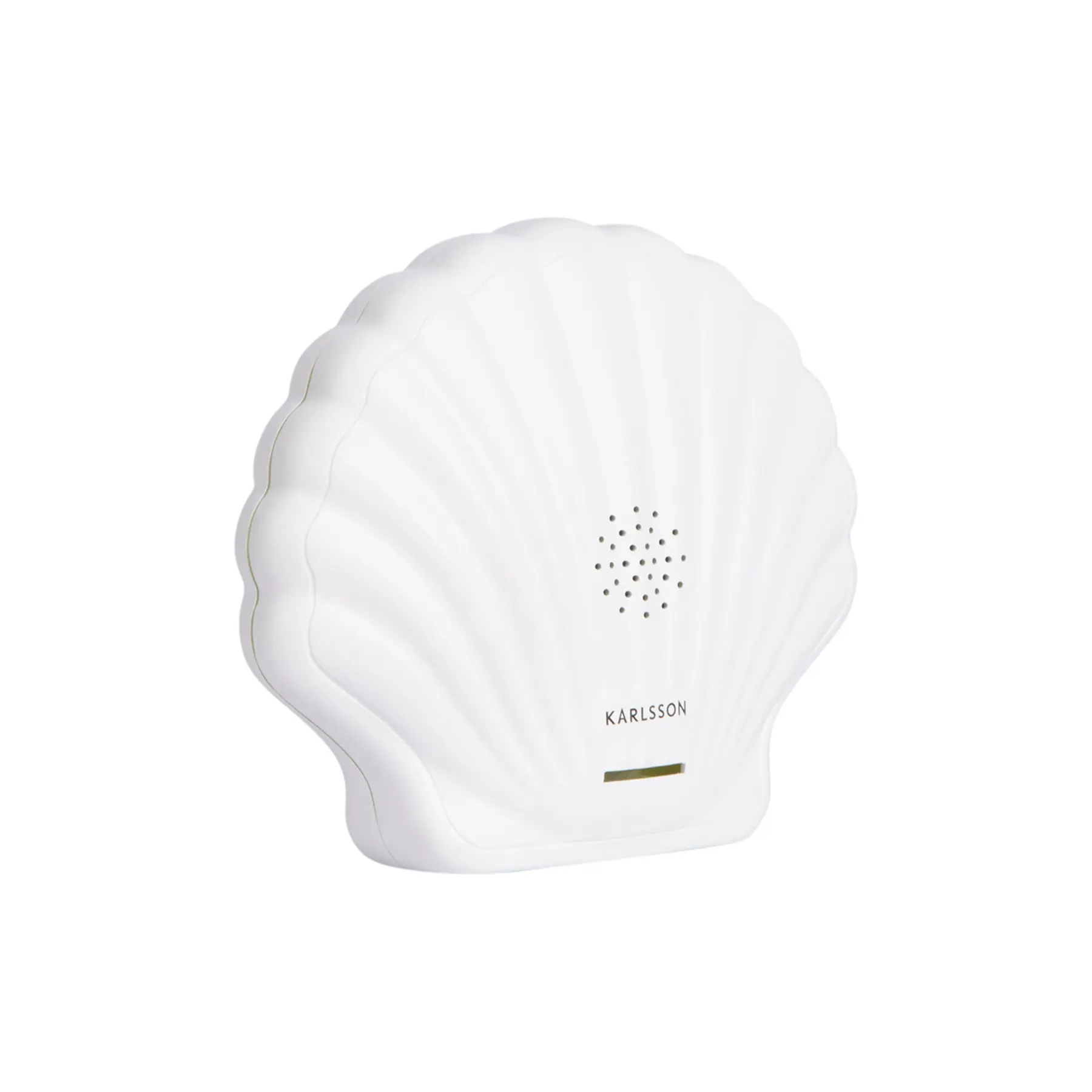 Karlsson Sound box Sea Shell - Wit - 5.8x13.5x11.8cm - Scandinavisch - Polystyreen