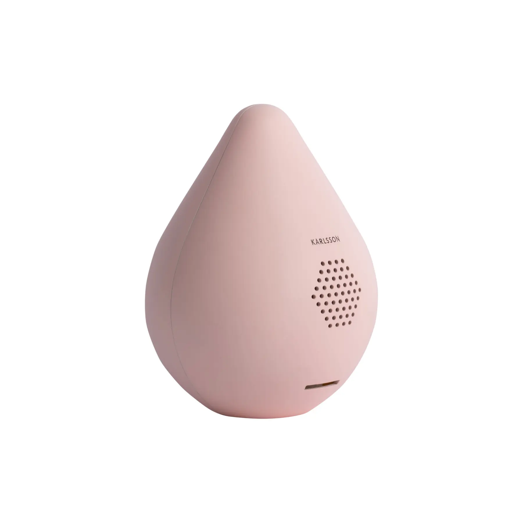 Karlsson Sound box Waterdrop - Zachtroze - 9.1x9.6x12.4cm - Scandinavisch - Polystyreen