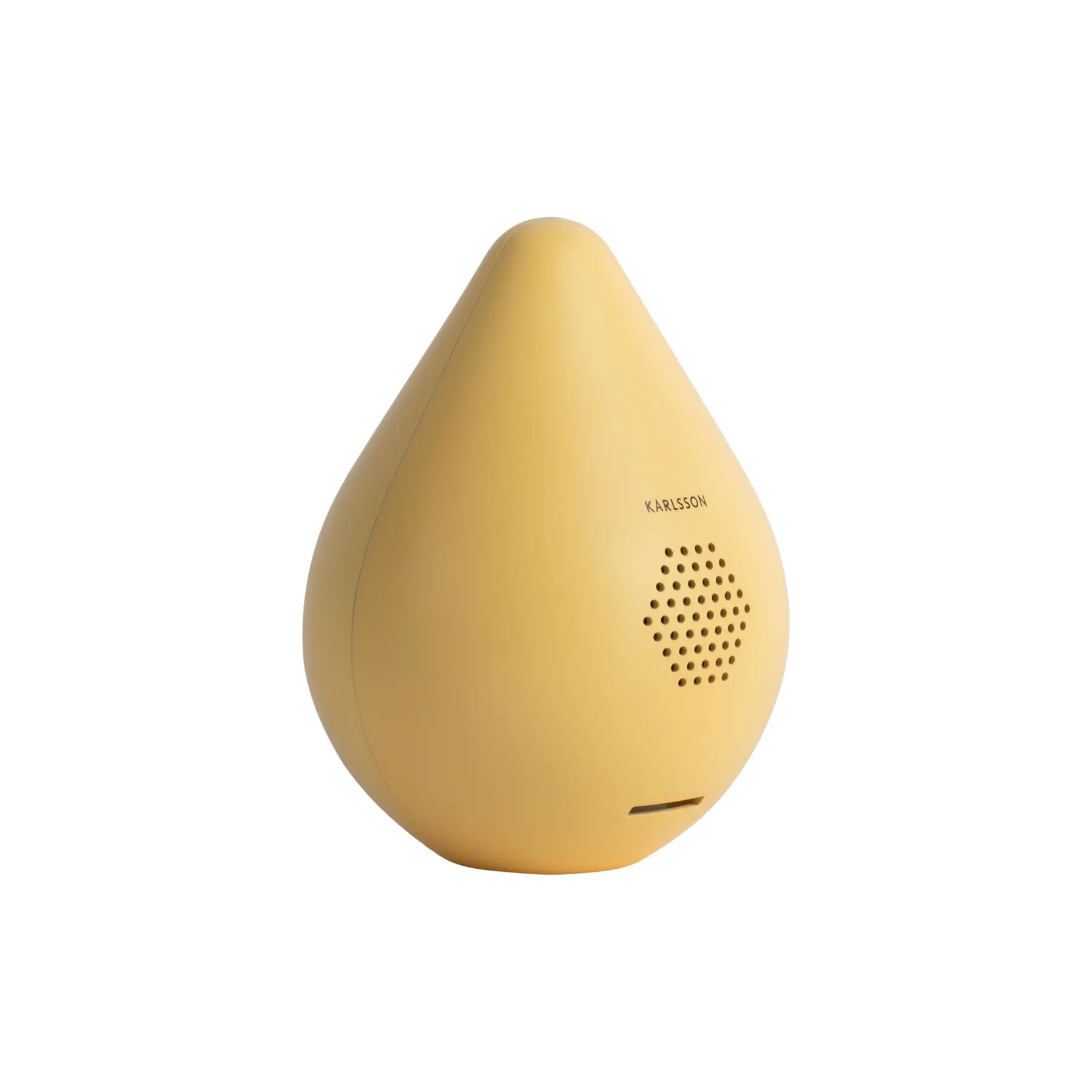 Karlsson Sound box Waterdrop - Zachtgeel - 9.1x9.6x12.4cm - Scandinavisch - Polystyreen