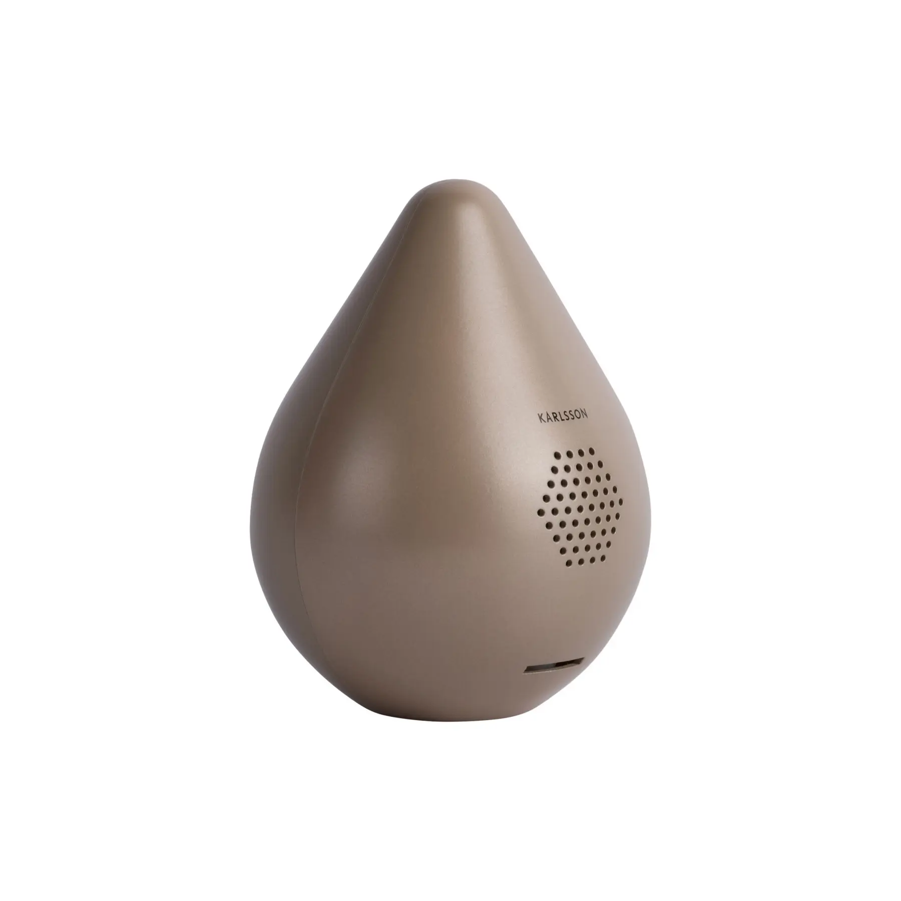 Karlsson Sound box Waterdrop - Warmgrijs - 9.1x9.6x12.4cm - Scandinavisch - Polystyreen
