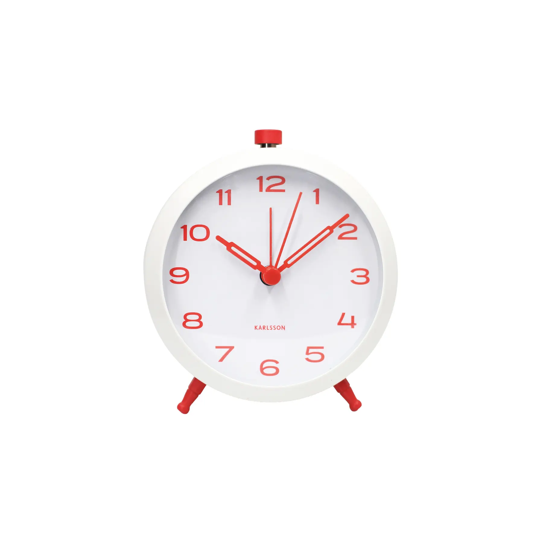 Analogische Uhr mit Knopf Karlsson Retro