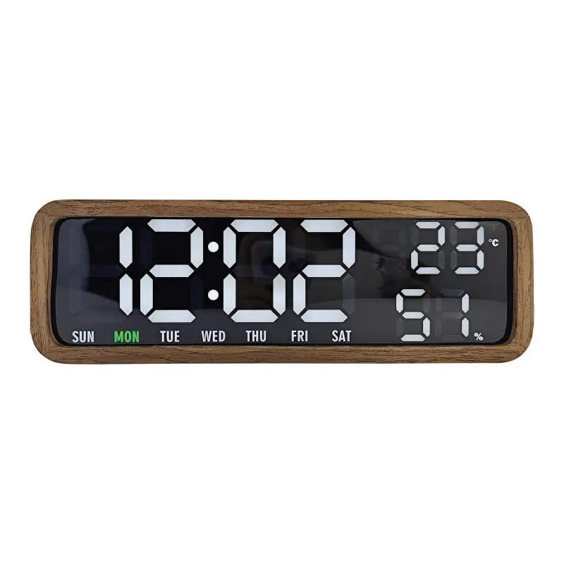 Holz-Furnier-Uhr Karlsson Madera