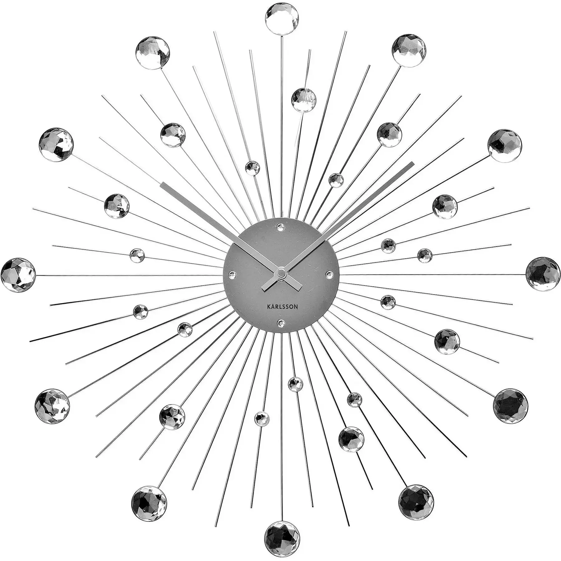 Wanduhr Karlsson Sunburst crystal Large