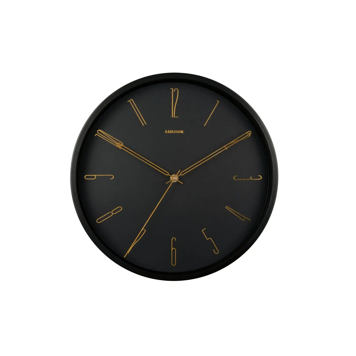 Wanduhr Metall Karlsson Belle Numbers