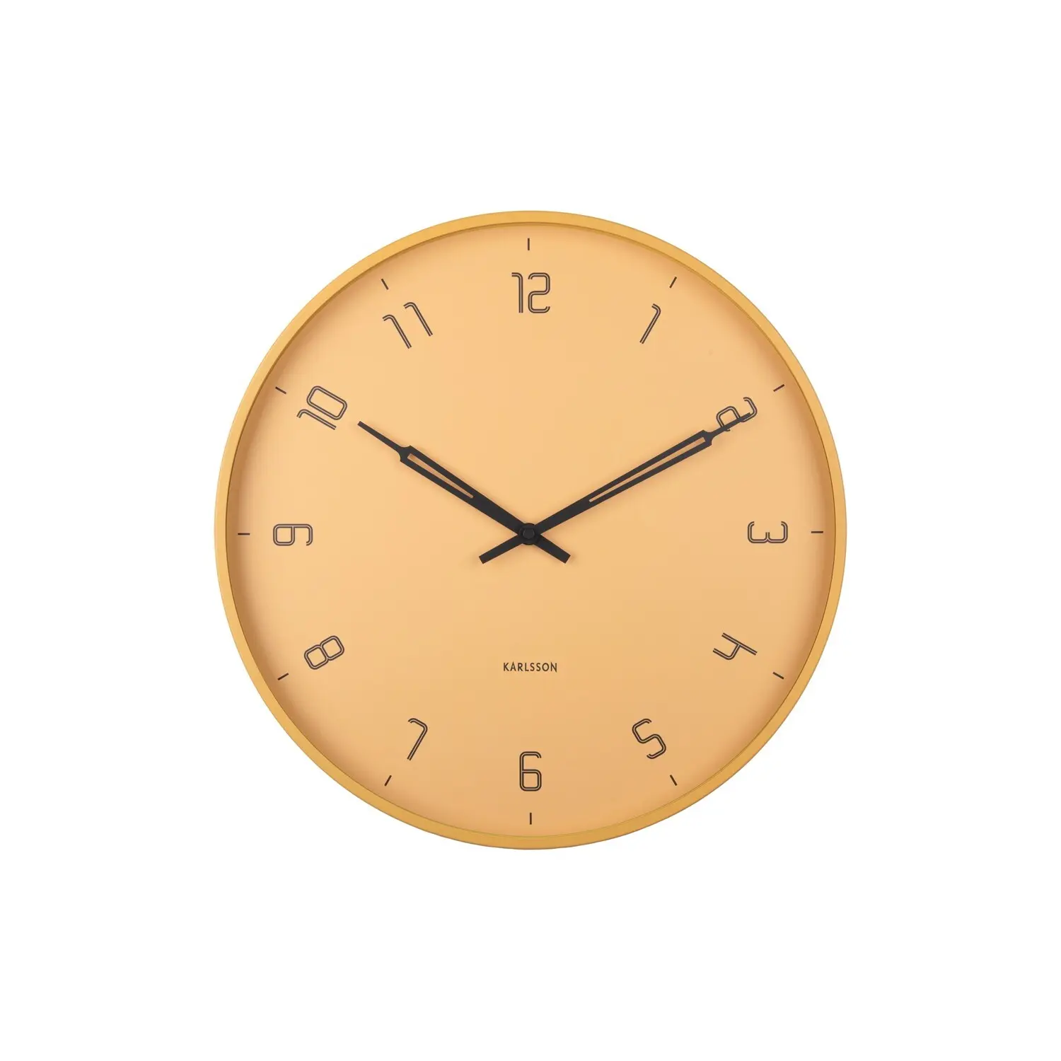 Wanduhr aus Metall Karlsson Stark