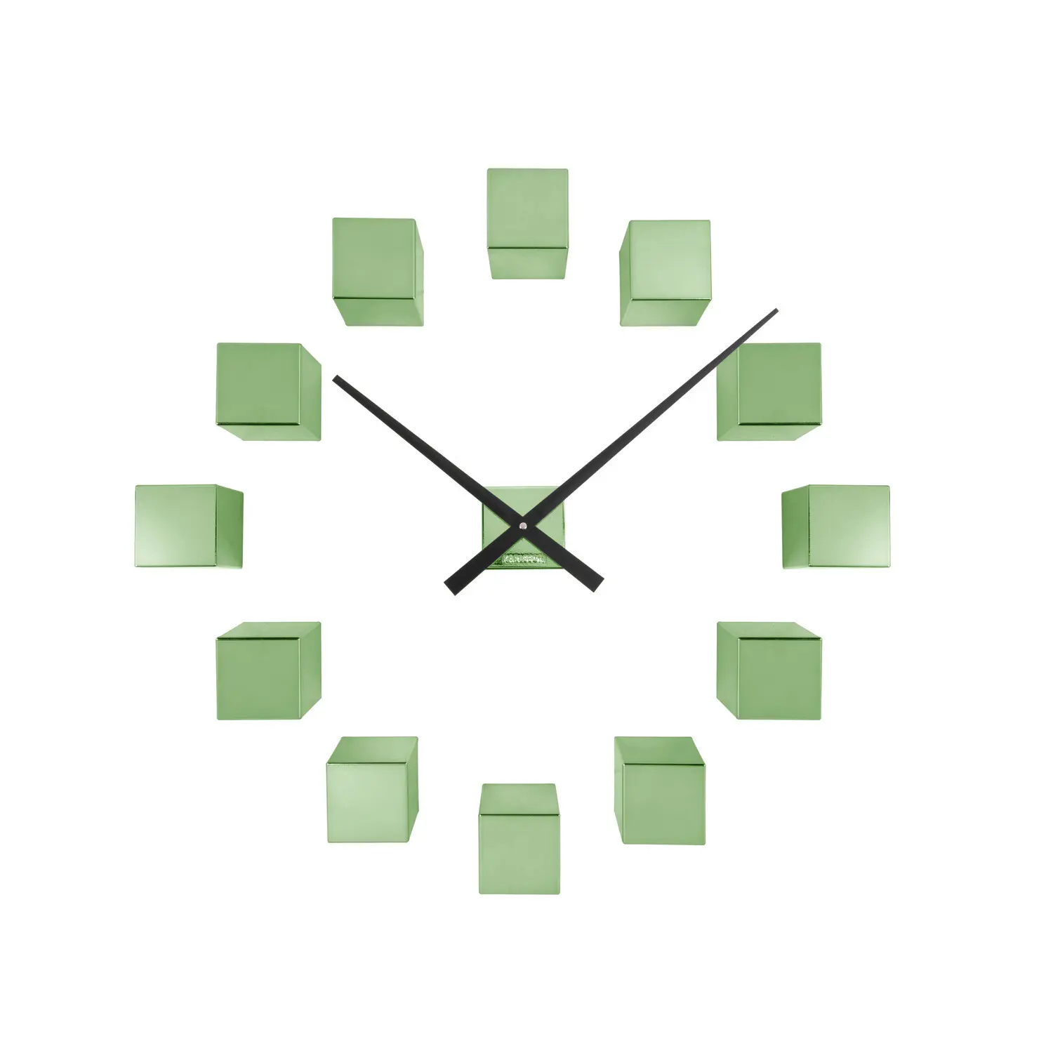 Wanduhr aus Metall Karlsson DIY Cubic